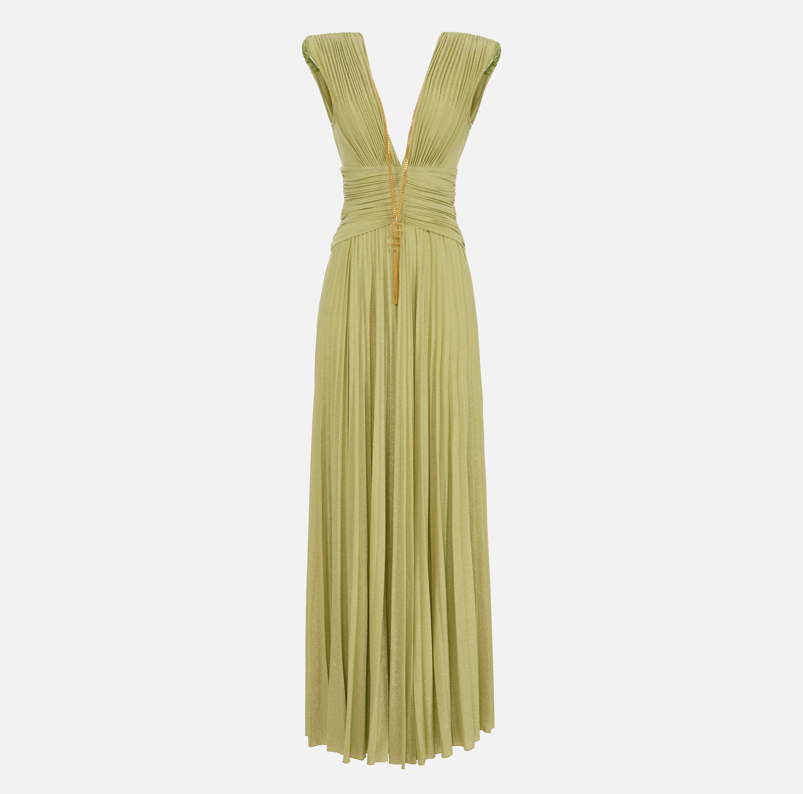 ワンピース ELISABETTA FRANCHI RED CARPET DRESS IN LUREX JERSEY Red Carpet lurex jersey dress | Elisabetta Franchi® Outlet