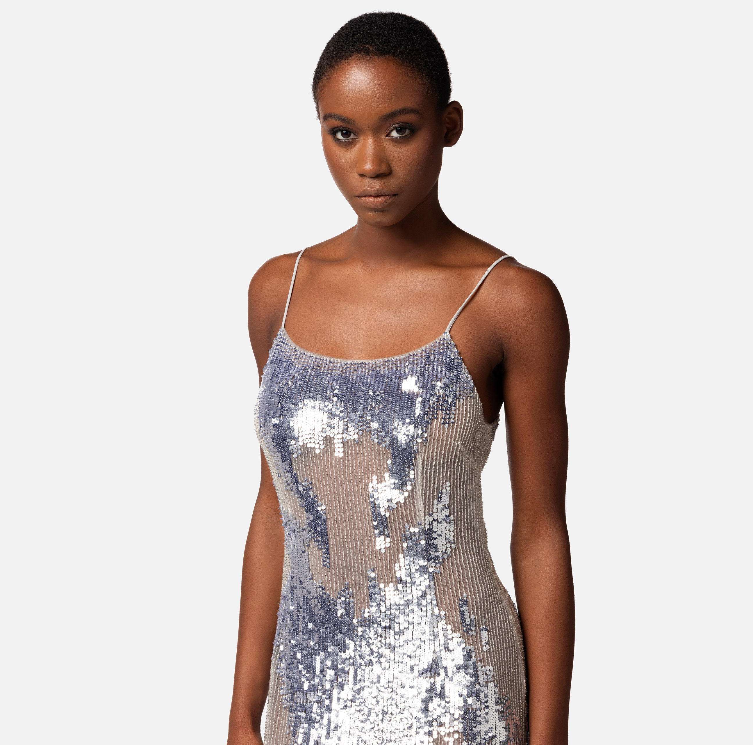 年末のプロモーション特価！ of made dress Carpet Red tulle Elisabetta | sequins and ワンピース