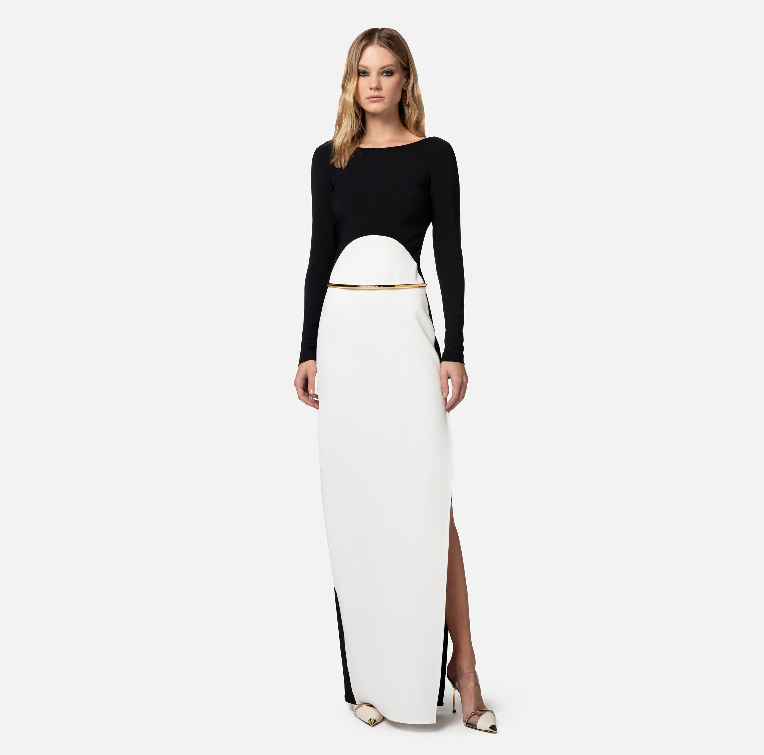 スーツ・フォーマル・ドレス Elisabetta franchi dress Elisabetta Franchi 結婚式・パーティードレス｜ライトブルーの