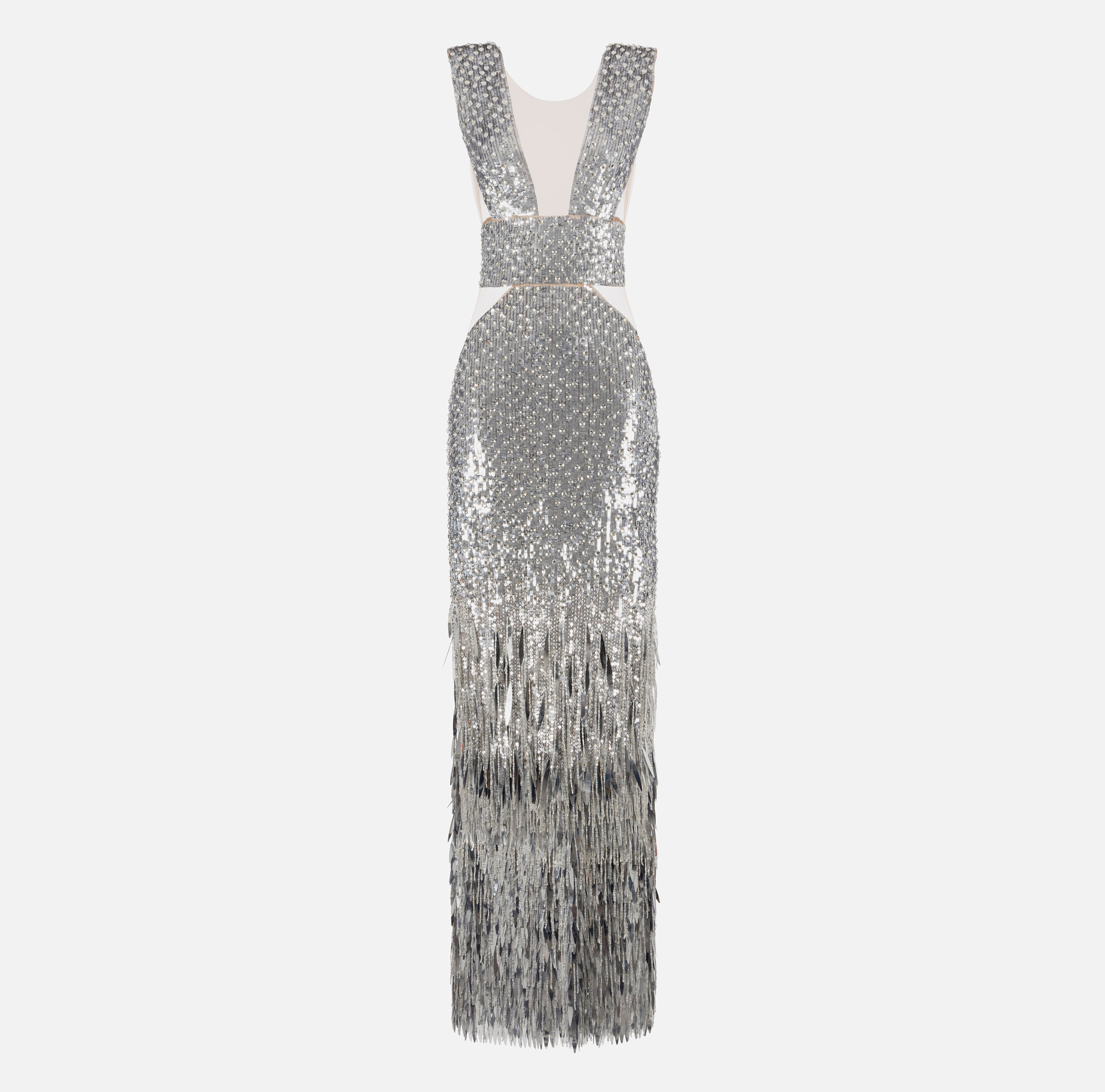 【Elisabetta Franchi】ケープシフォンロングドレス Women's long dresses outlet by Elisabetta Franchi: buy online