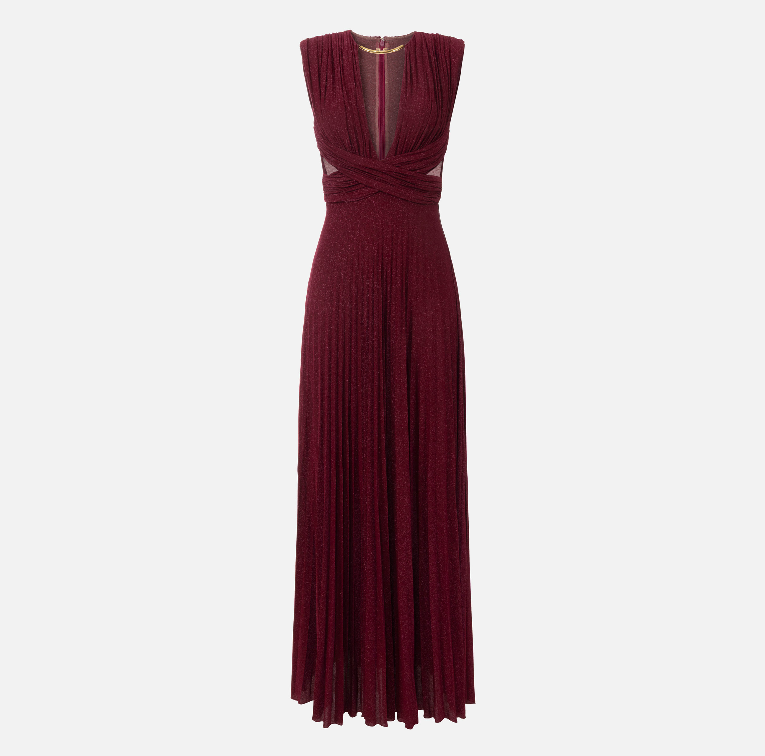 Red Carpet lurex jersey dress