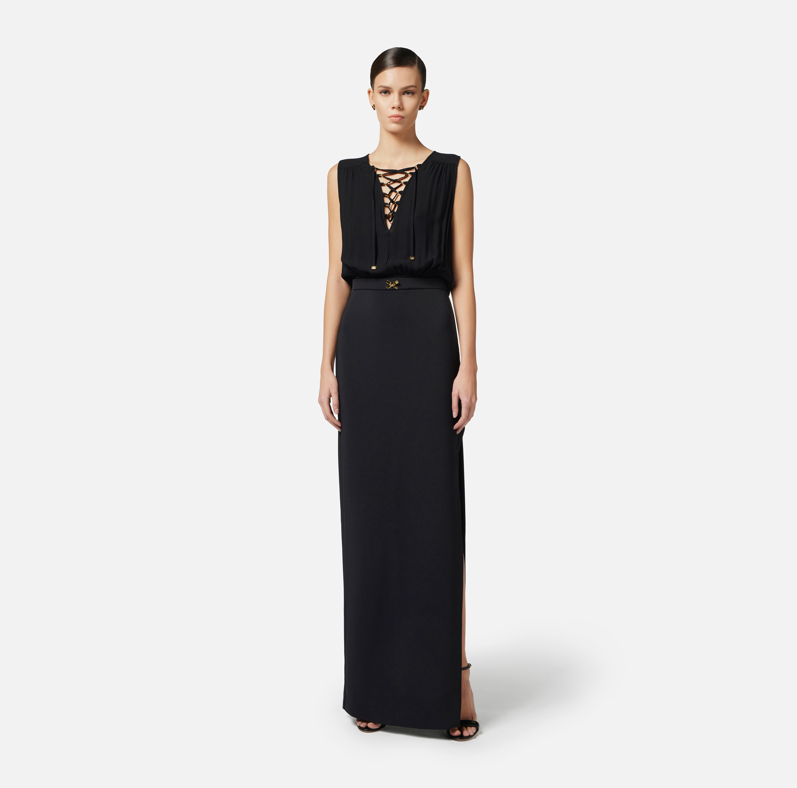 Women's long dresses outlet by Elisabetta Franchi: buy online Women's long dresses outlet by Elisabetta Franchi: buy online