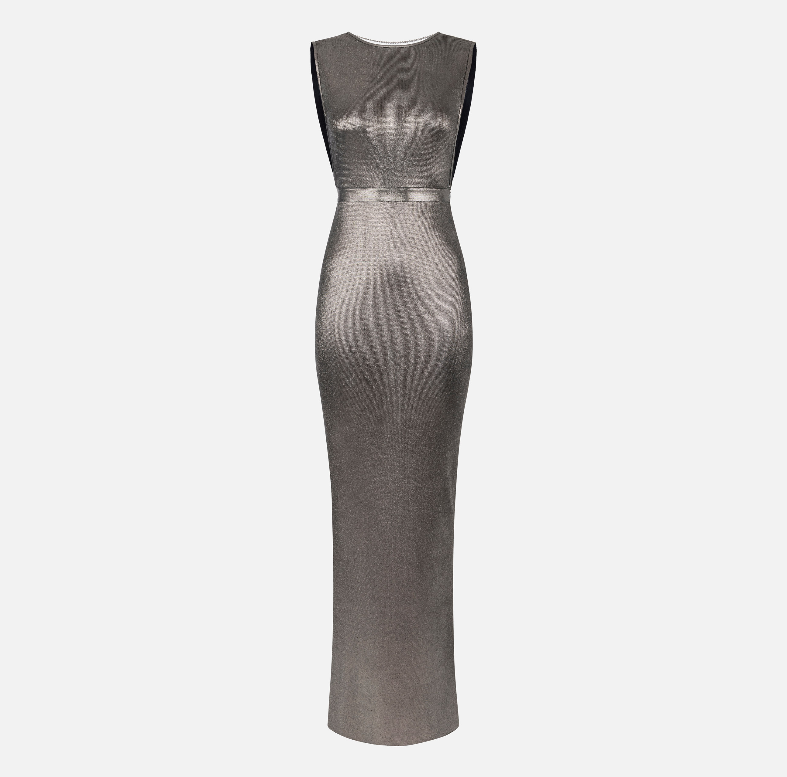 ワンピース ELISABETTA FRANCHI Red carpet viscose blend long dress Red carpet dress in metallic viscose | Elisabetta Franchi