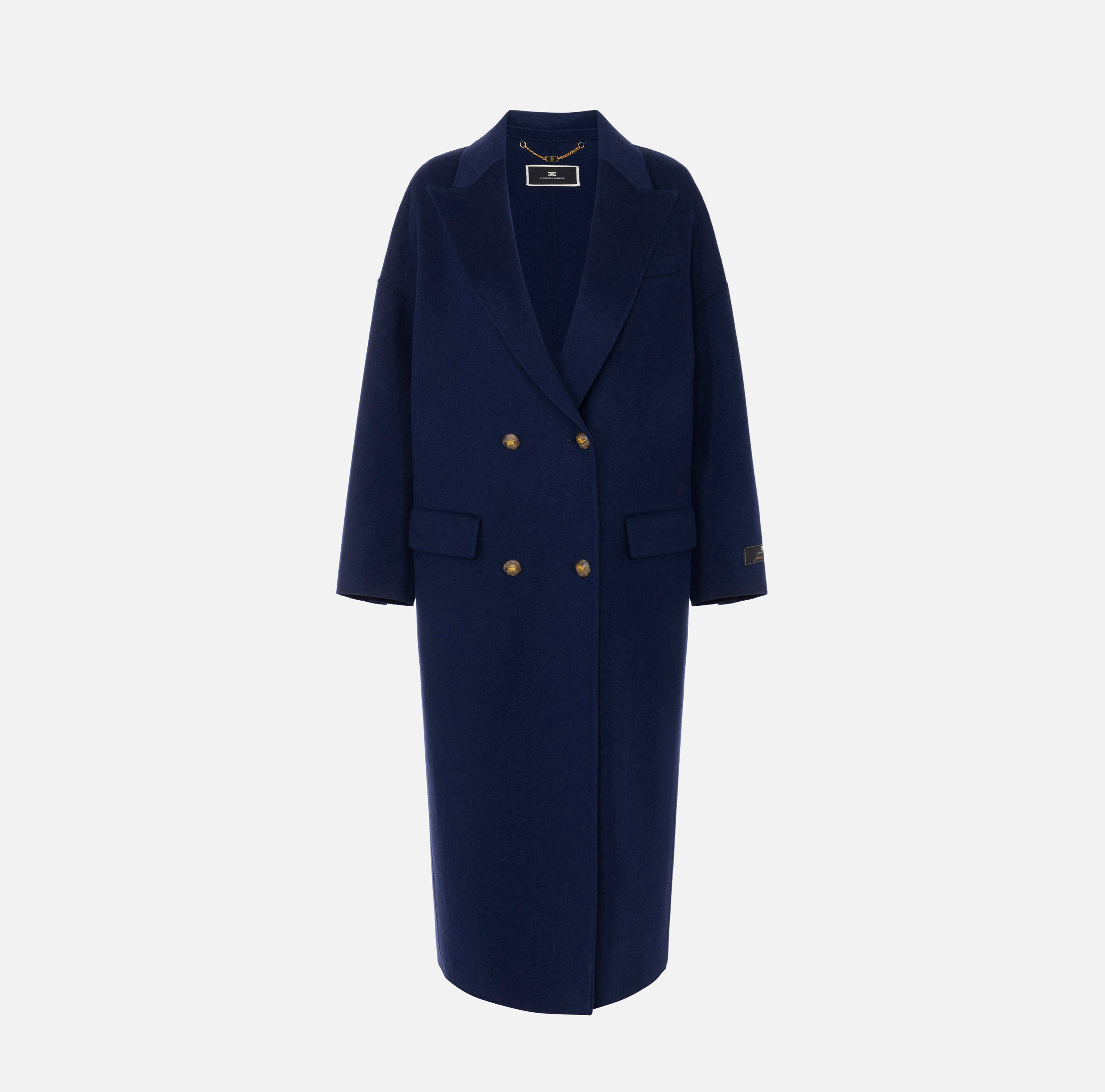 新品 エリザベッタフランキ コート 40 ECO128 Sサイズ イタリア製 ELISABETTA FRANCHI(エリザベッタ フランキ) コート(レディース