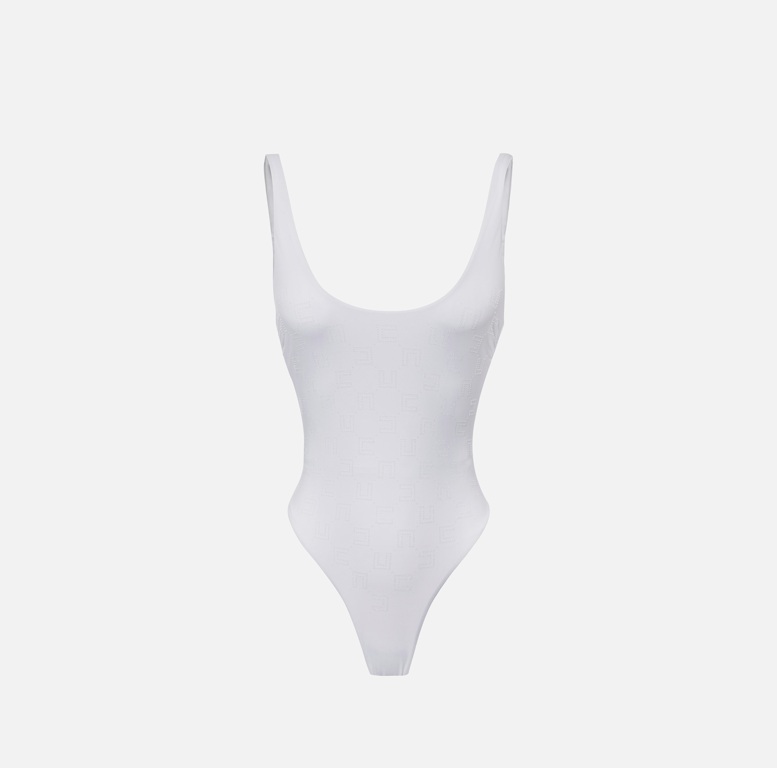 ビキニ ELISABETTA FRANCHI One-piece swimsuit with Logo print Lycra one-piece swimsuit with rhinestones | Elisabetta