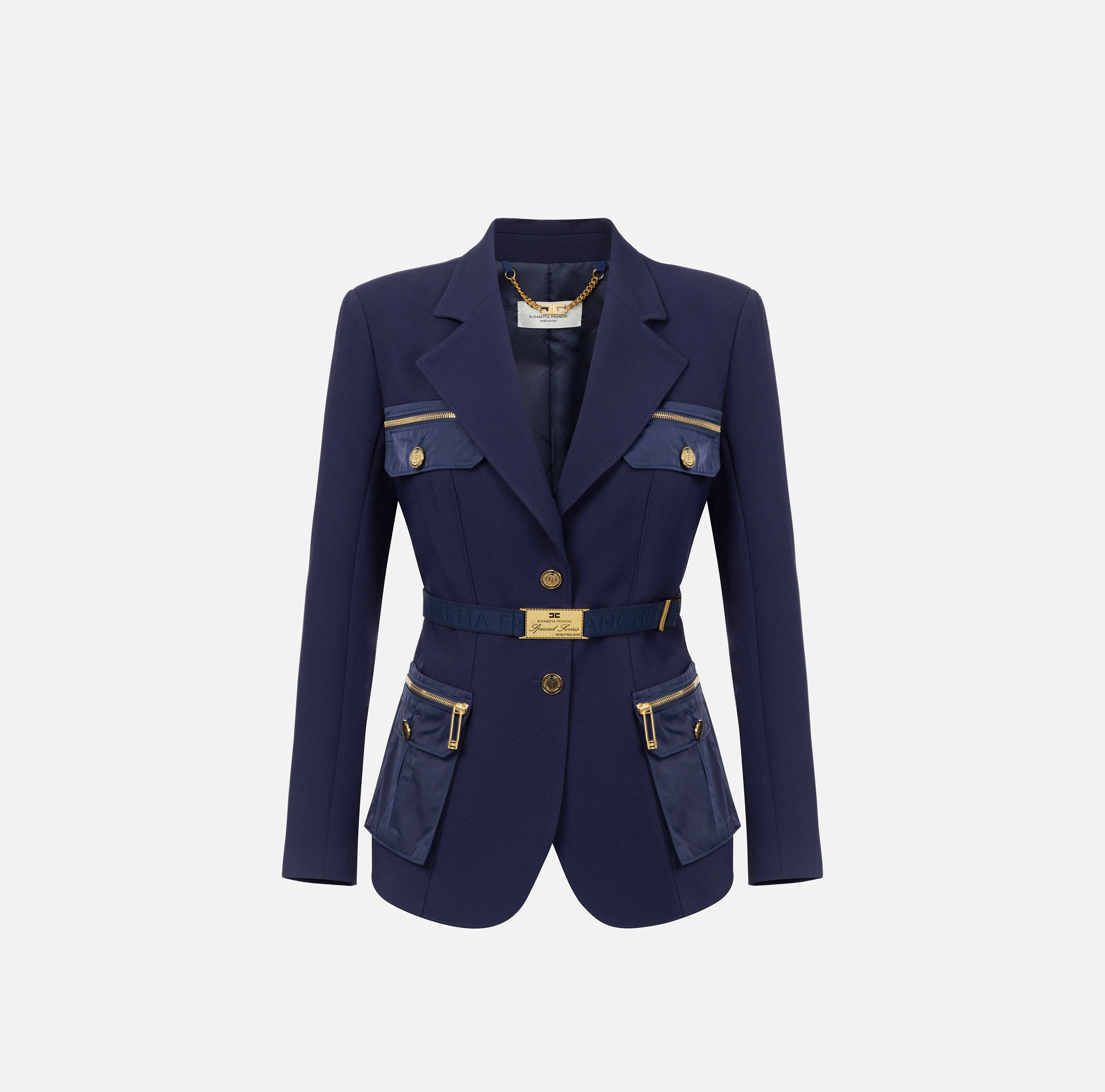 ELISABETTA FRANCHI レザー切り替え ナイロンジャケット 27680064_57434550_1000.jpg