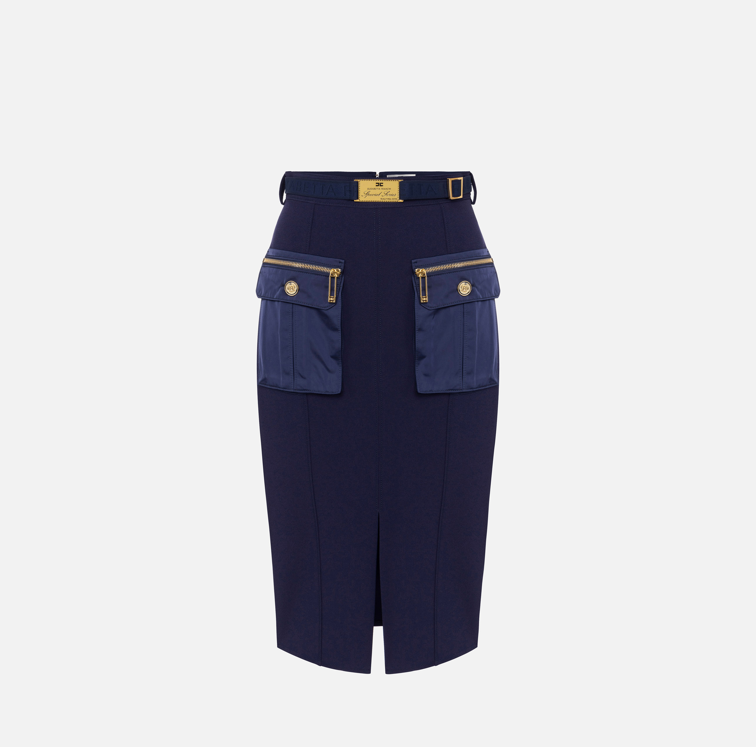 スカート ELISABETTA FRANCHI Woman Skirt Blue GJ35N 139 スカート ELISABETTA FRANCHI Woman Skirt Blue GJ35N 139