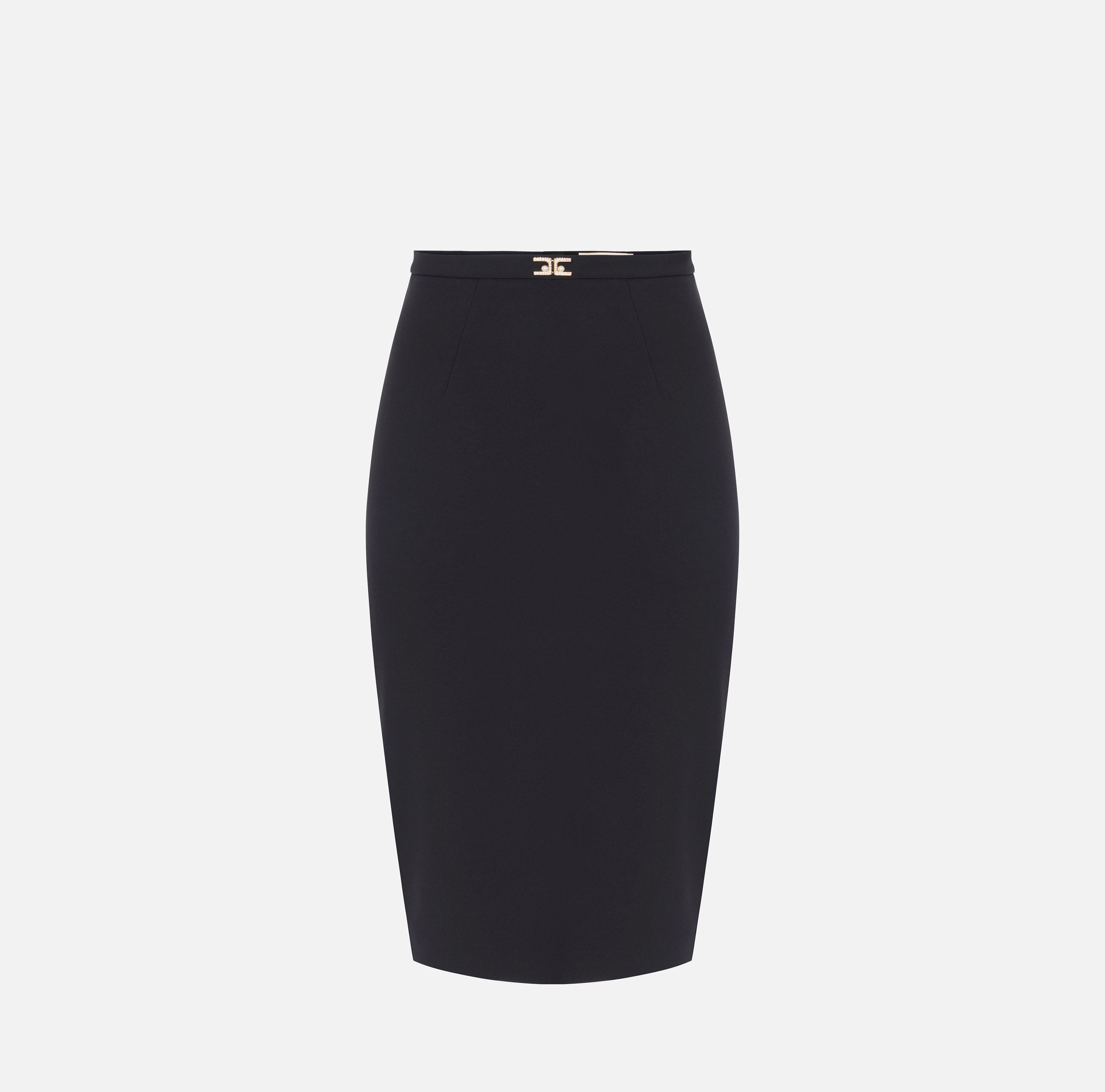 ワンピース ELISABETTA FRANCHI Women Mid Skirts ABR4653E2110 BLACK GO1270NEO_110_1_D.jpg