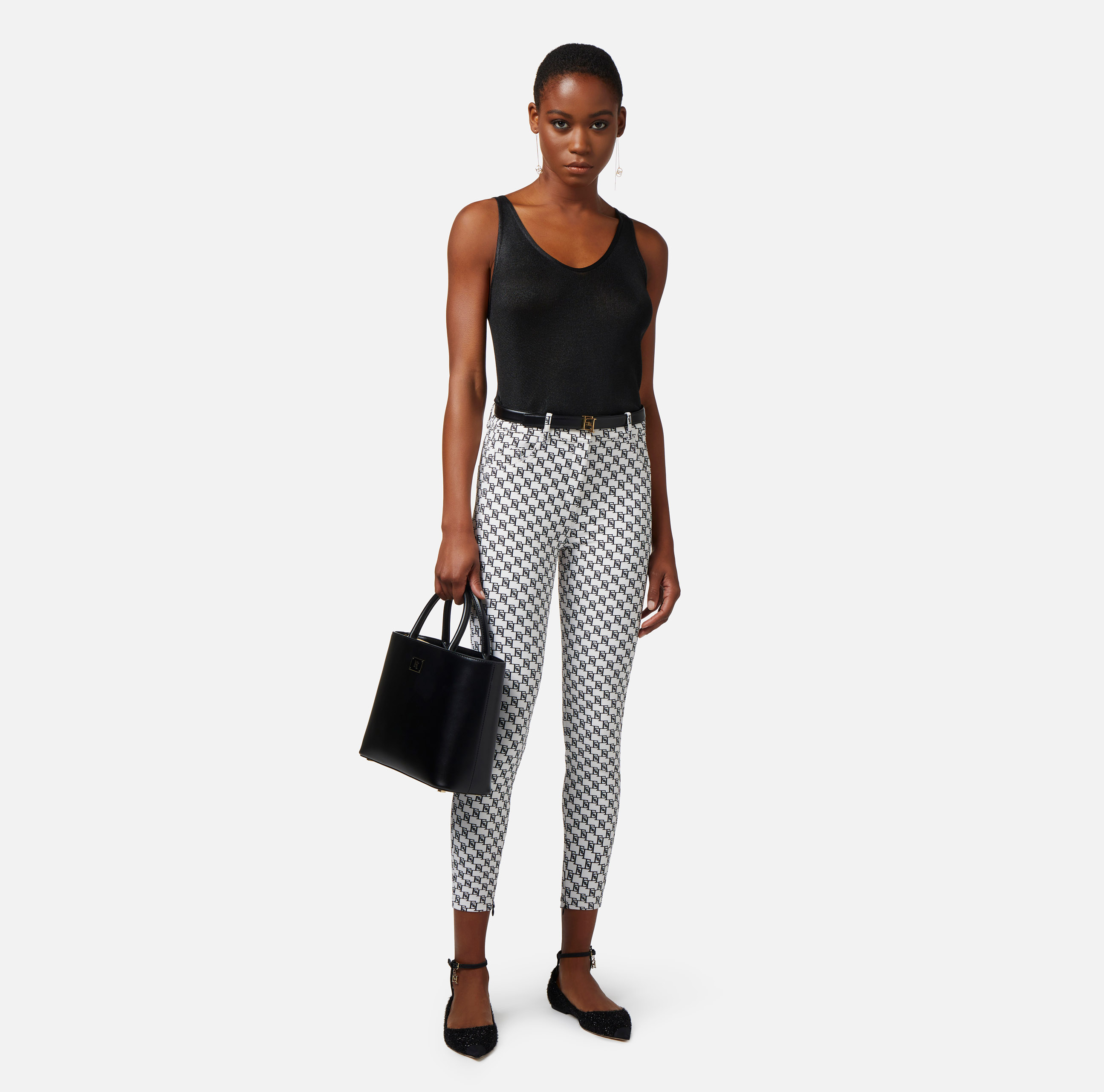Women's trousers outlet by Elisabetta Franchi: buy online