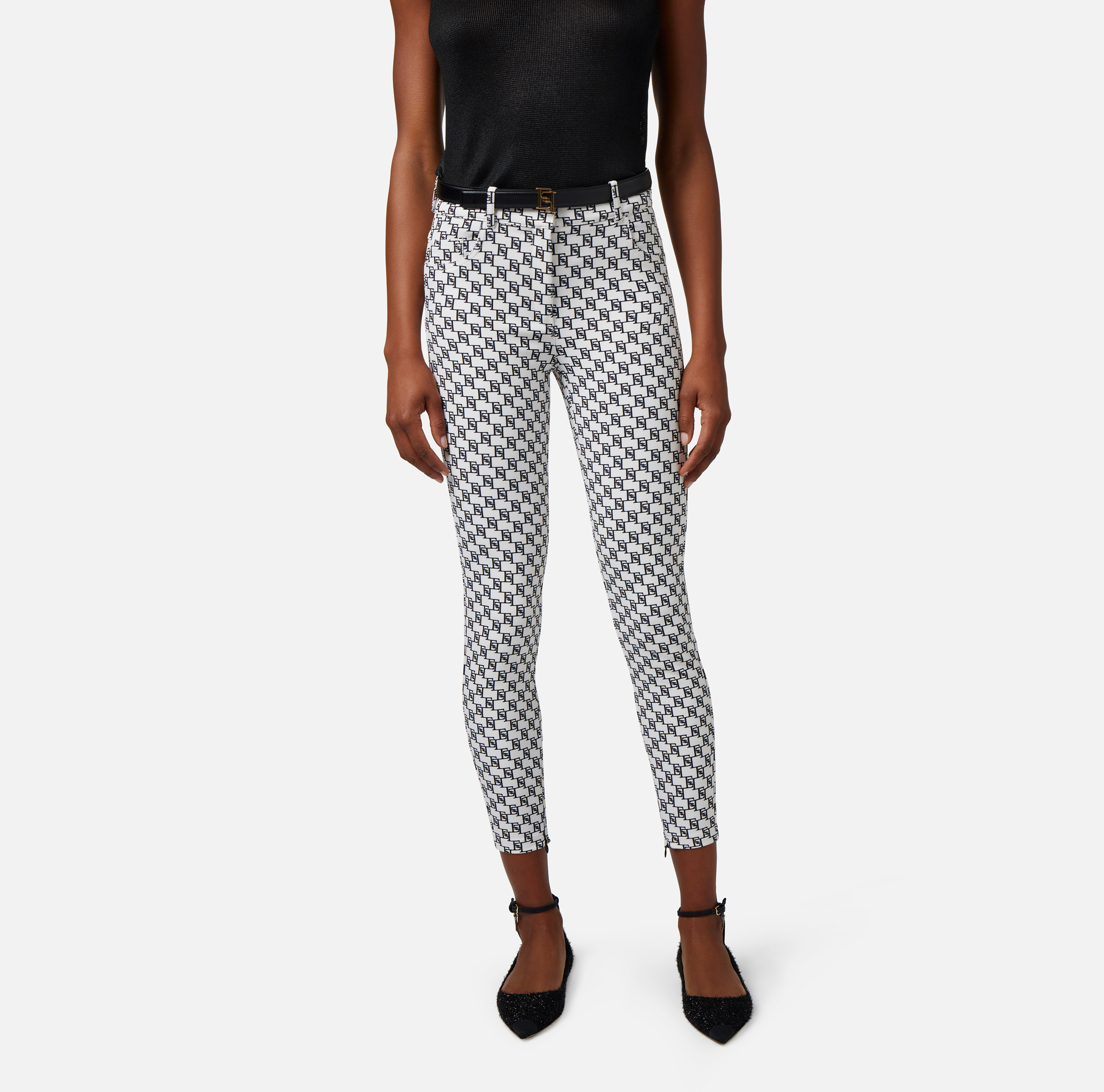 Women's trousers outlet by Elisabetta Franchi: buy online