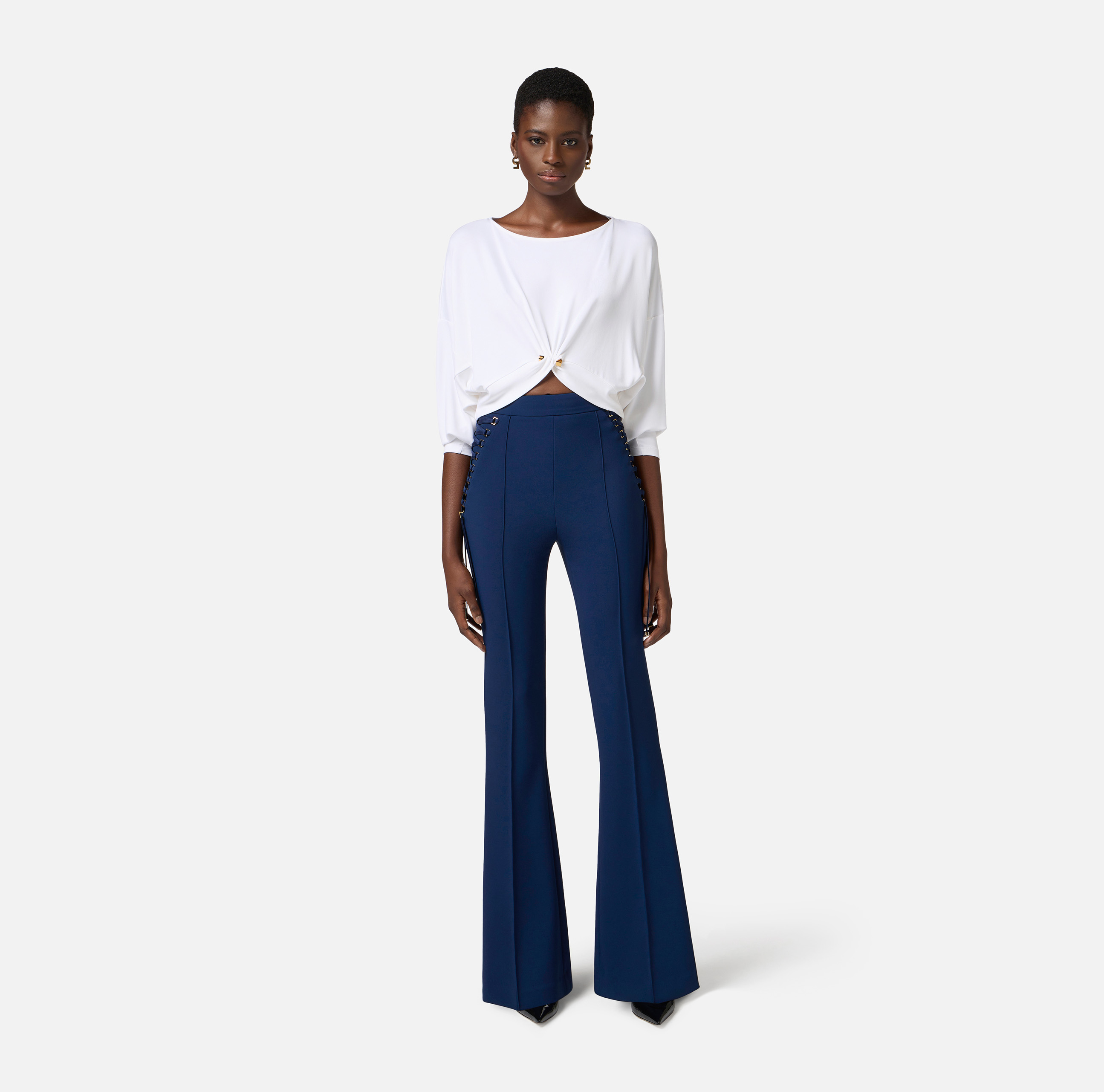 Women's trousers outlet by Elisabetta Franchi: buy online