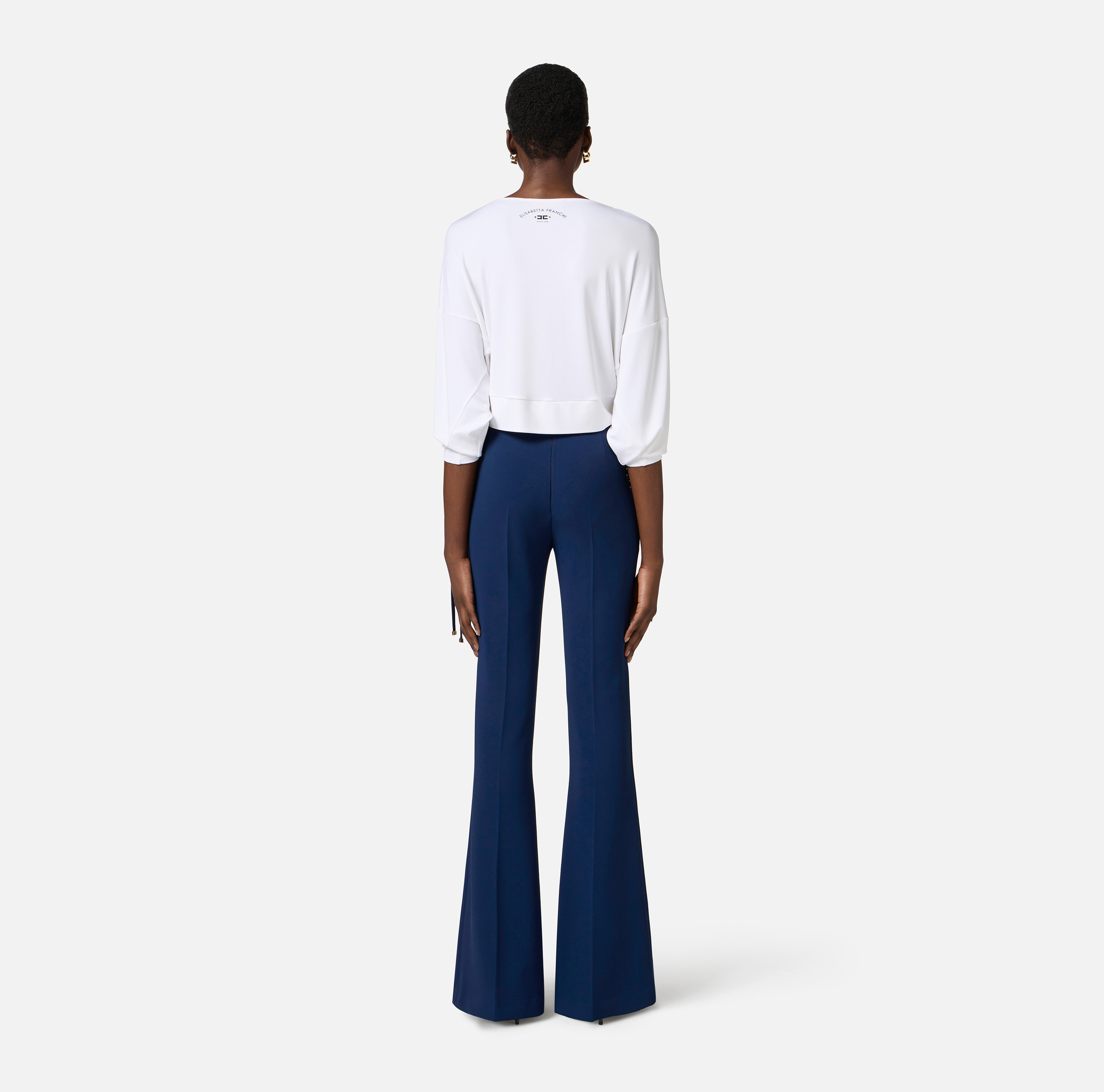 Women's trousers outlet by Elisabetta Franchi: buy online