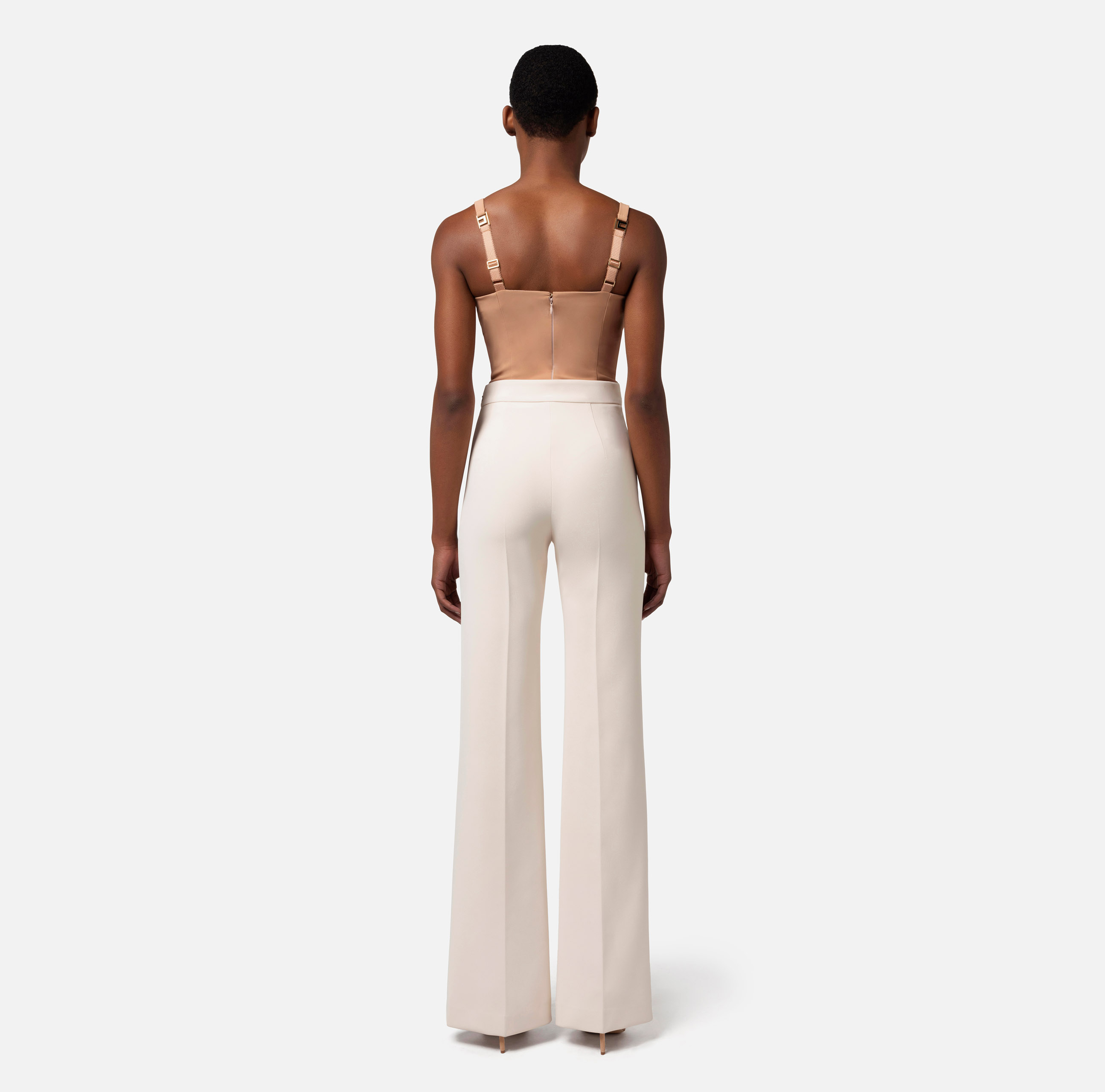パンツ ELISABETTA FRANCHI Women Straight Pants PJ20S36E2 104 BLUE Elisabetta Franchi Pants – Khloefemme
