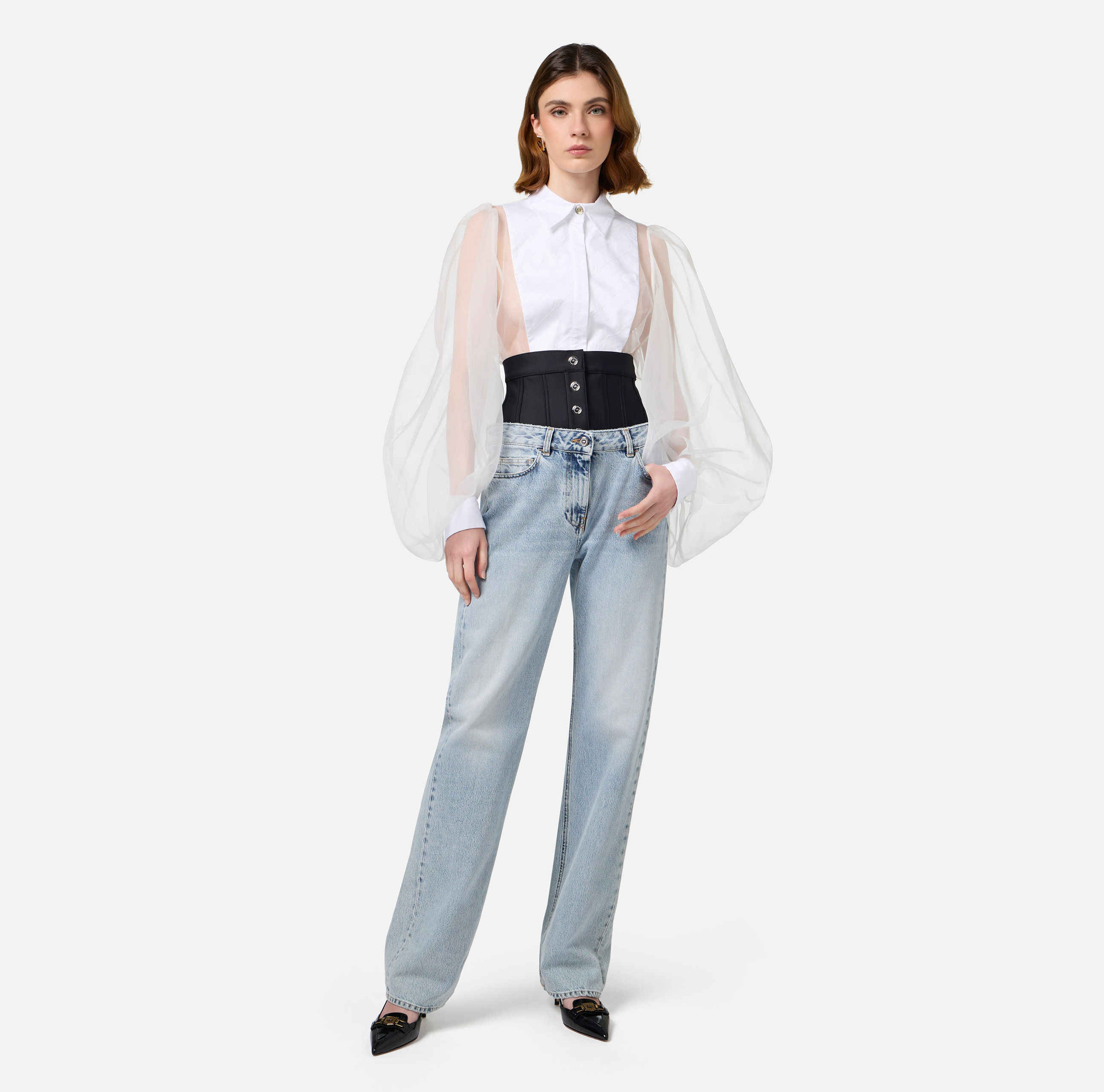 ELISABETTA   FRANCHI ワイドパンツ PJ03D56E2_104_1_D.jpg