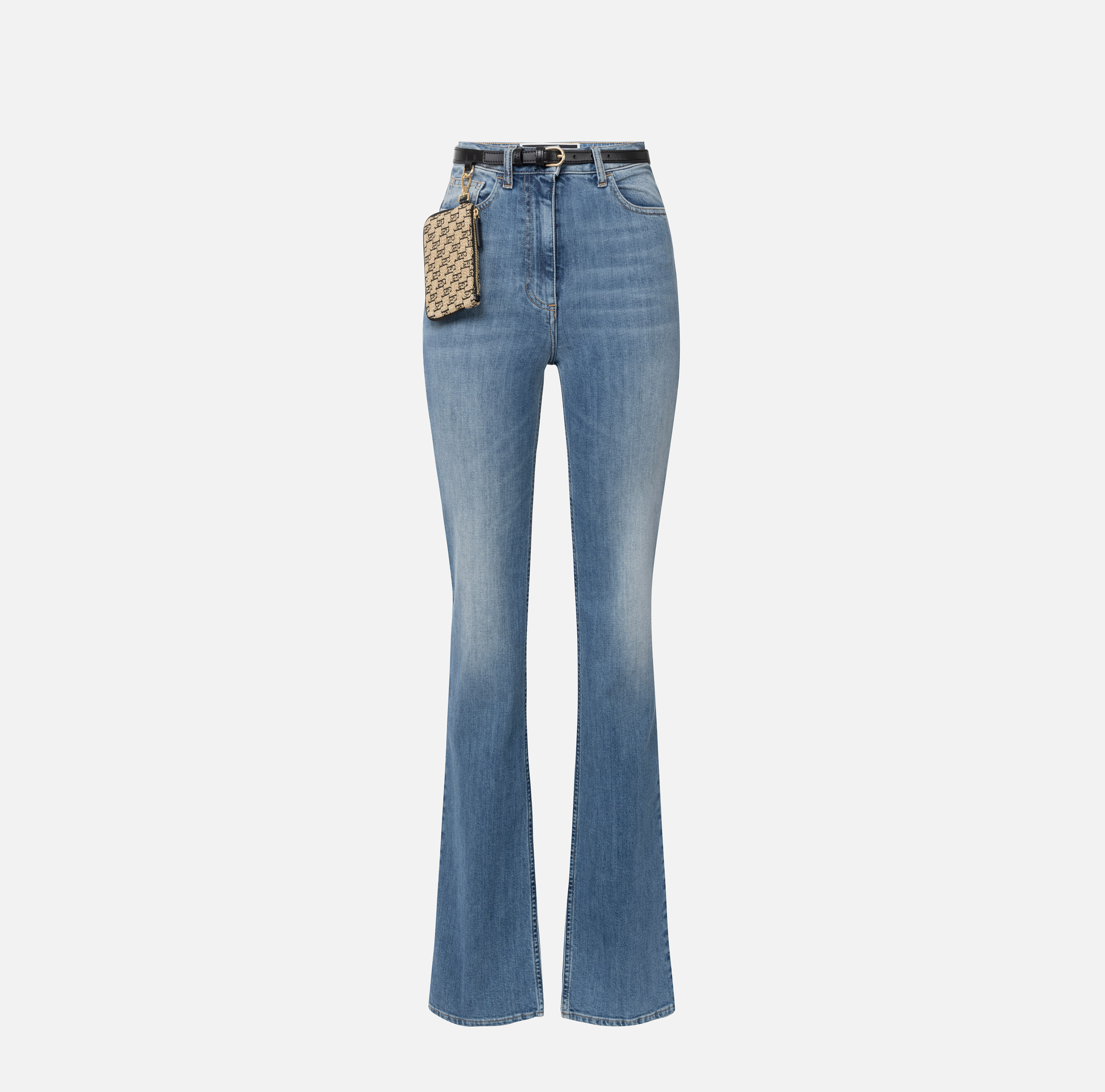 パンツ ELISABETTA FRANCHI COTTON DRILL JEANS Women's Denim Jeans and Jackets outlet by Elisabetta Franchi