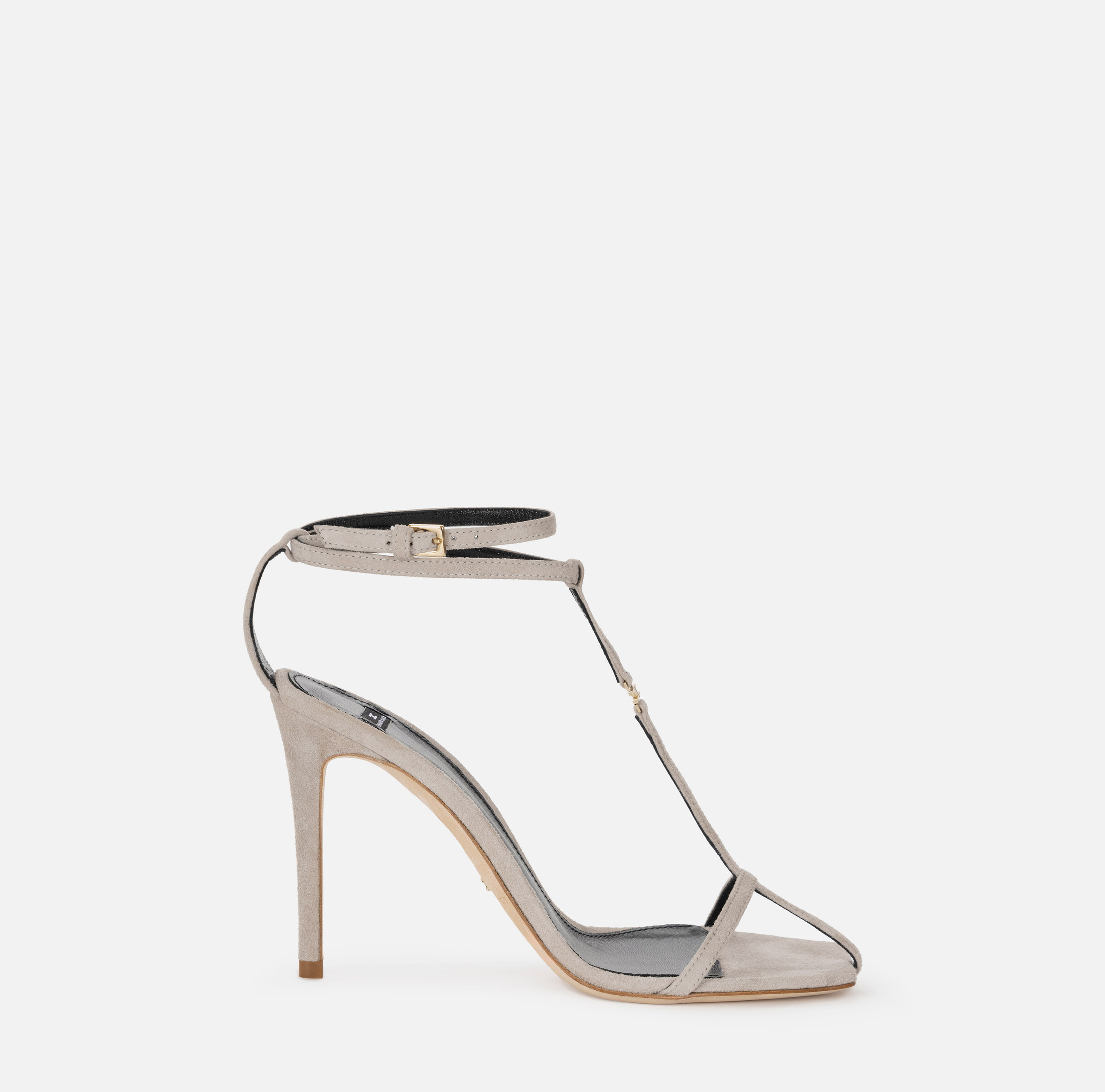 サンダル・ミュール ELISABETTA FRANCHI Sculpture heel sandals (SA89L56E2 110) Leather sandals with sculpted heel | Elisabetta Franchi