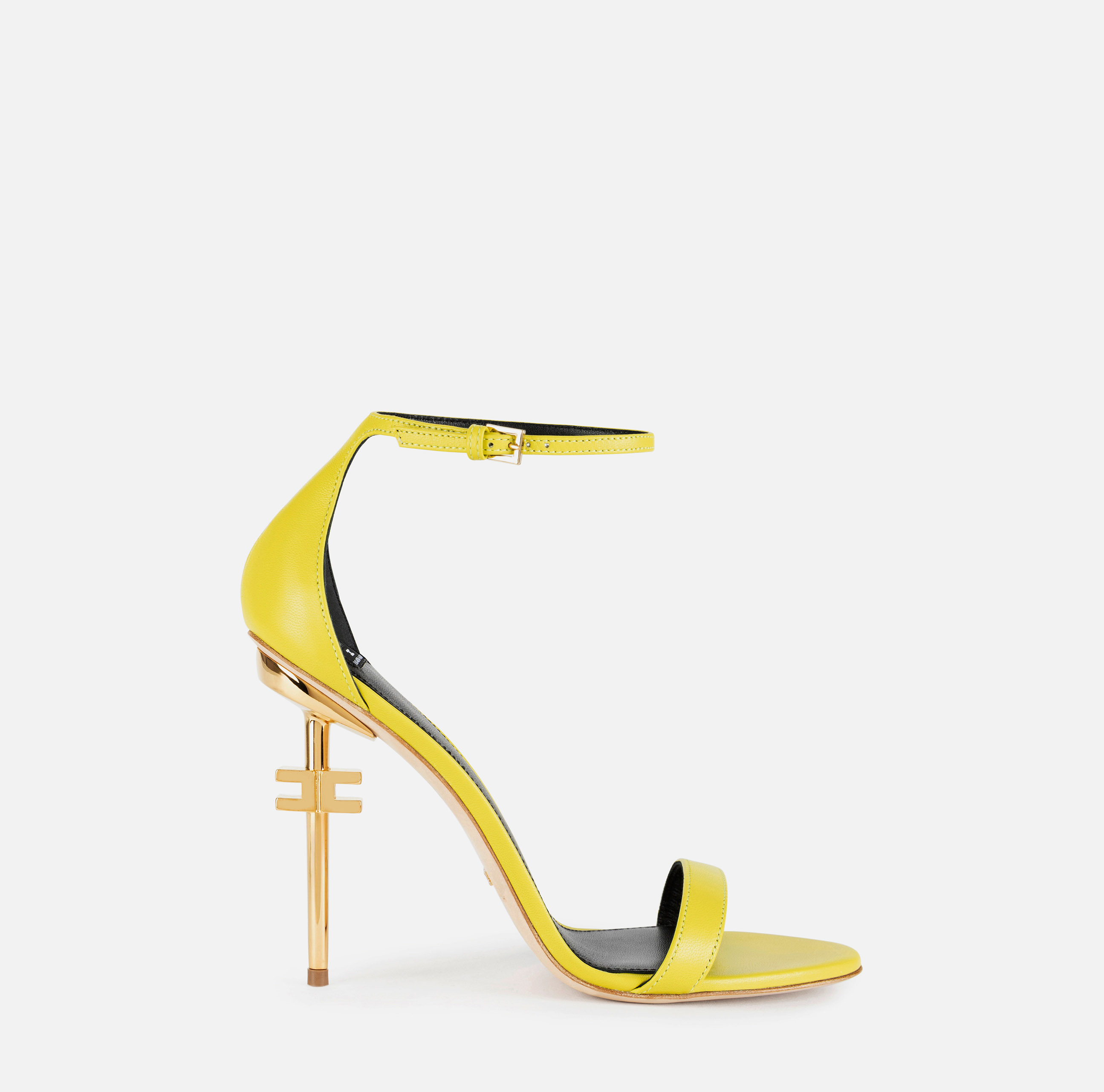 シューズ・サンダルその他 ELISABETTA FRANCHI Woman High heel shoes Yellow SA11L DJ4 Elisabetta Franchi Split