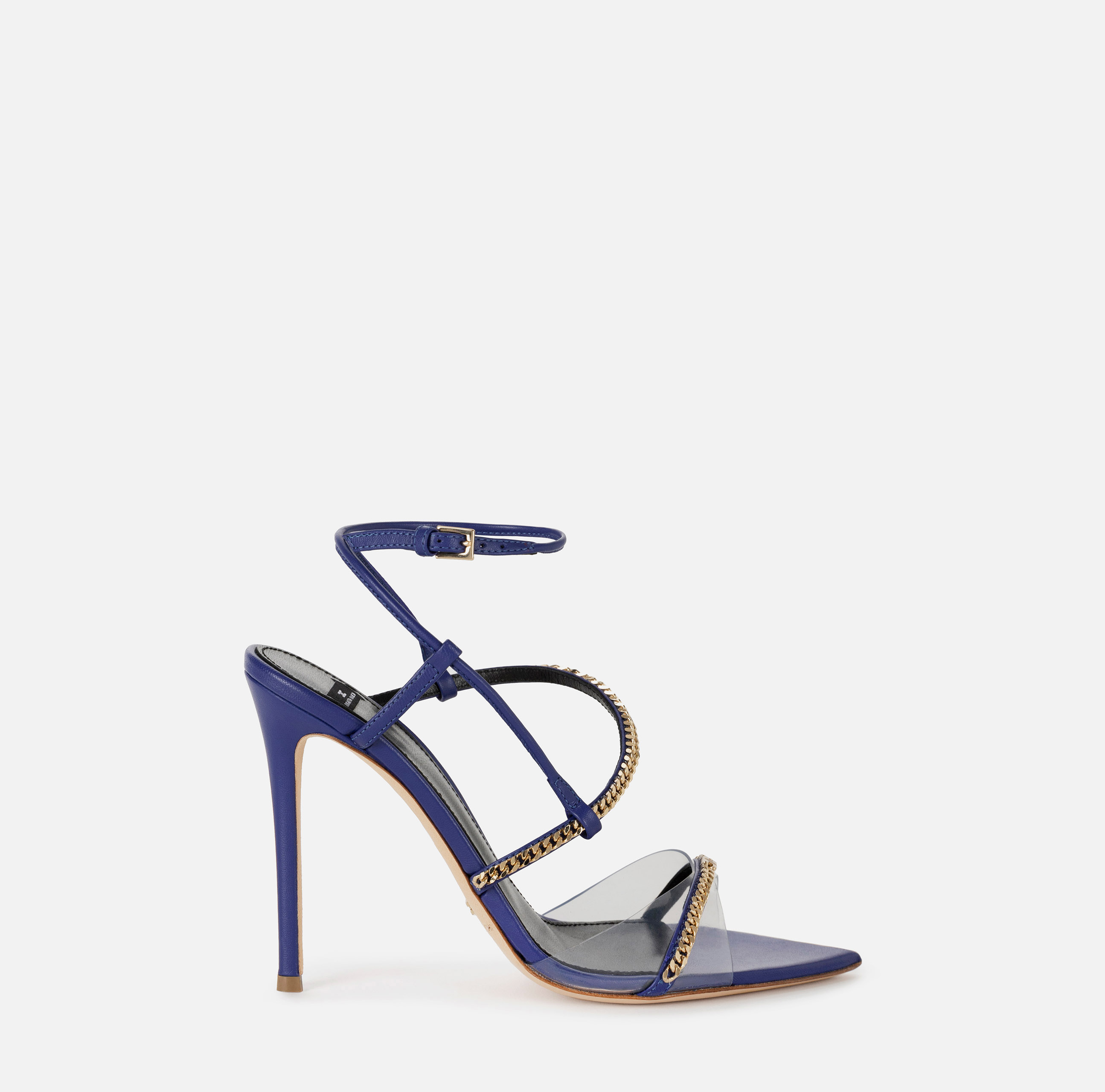 【希少】ELISABETTA FRANCHI ロゴ レザー＆ラフィア サンダル Iconic Collection: Shoes | Elisabetta Franchi