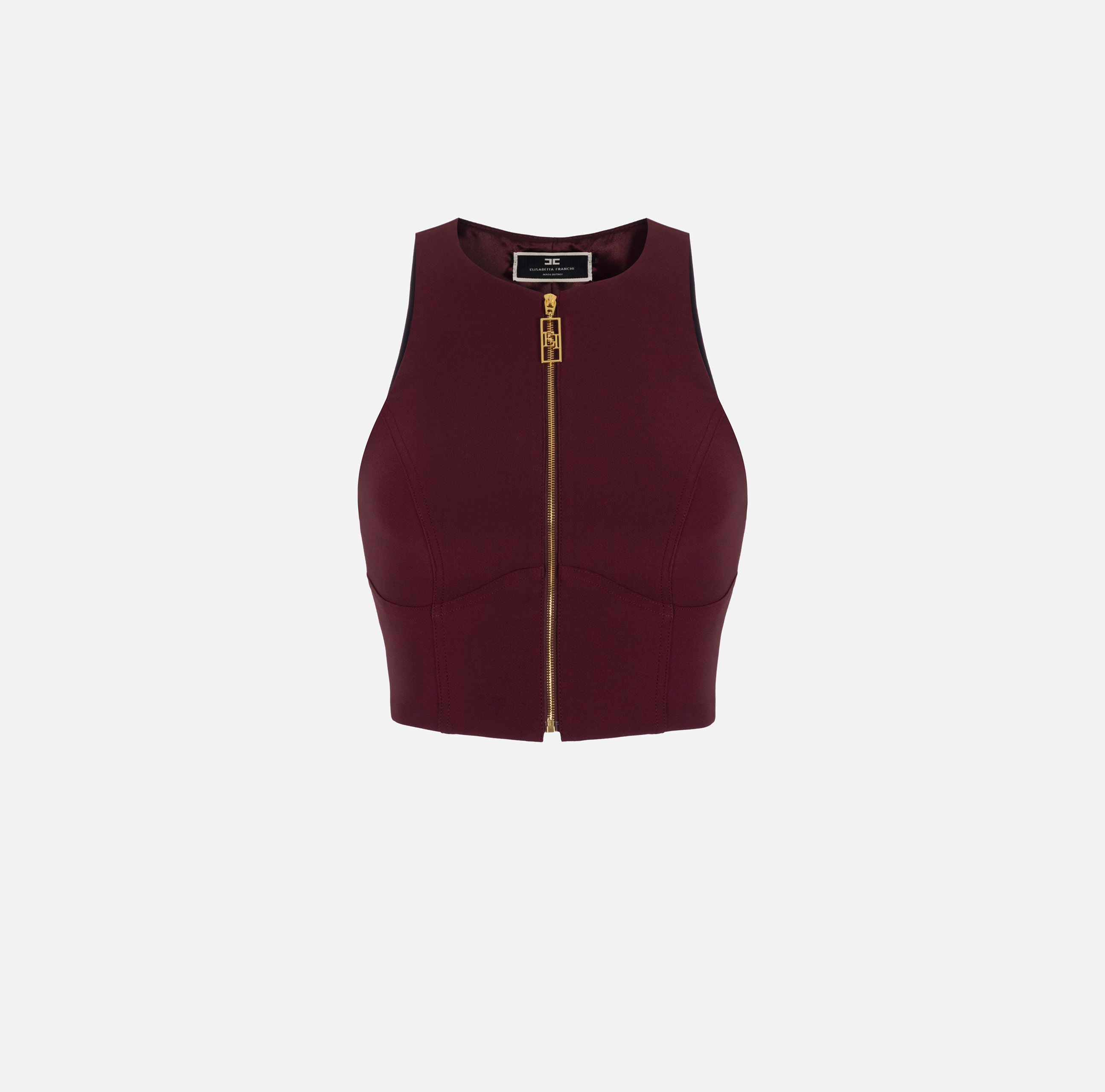 新品 エリザベッタフランキ ベアトップトップス 40 ECS1039 Sサイズ Women's top outlet by Elisabetta Franchi: buy online