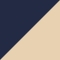 Navy/Crème