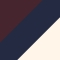 Rouge noir/Navy/Butter