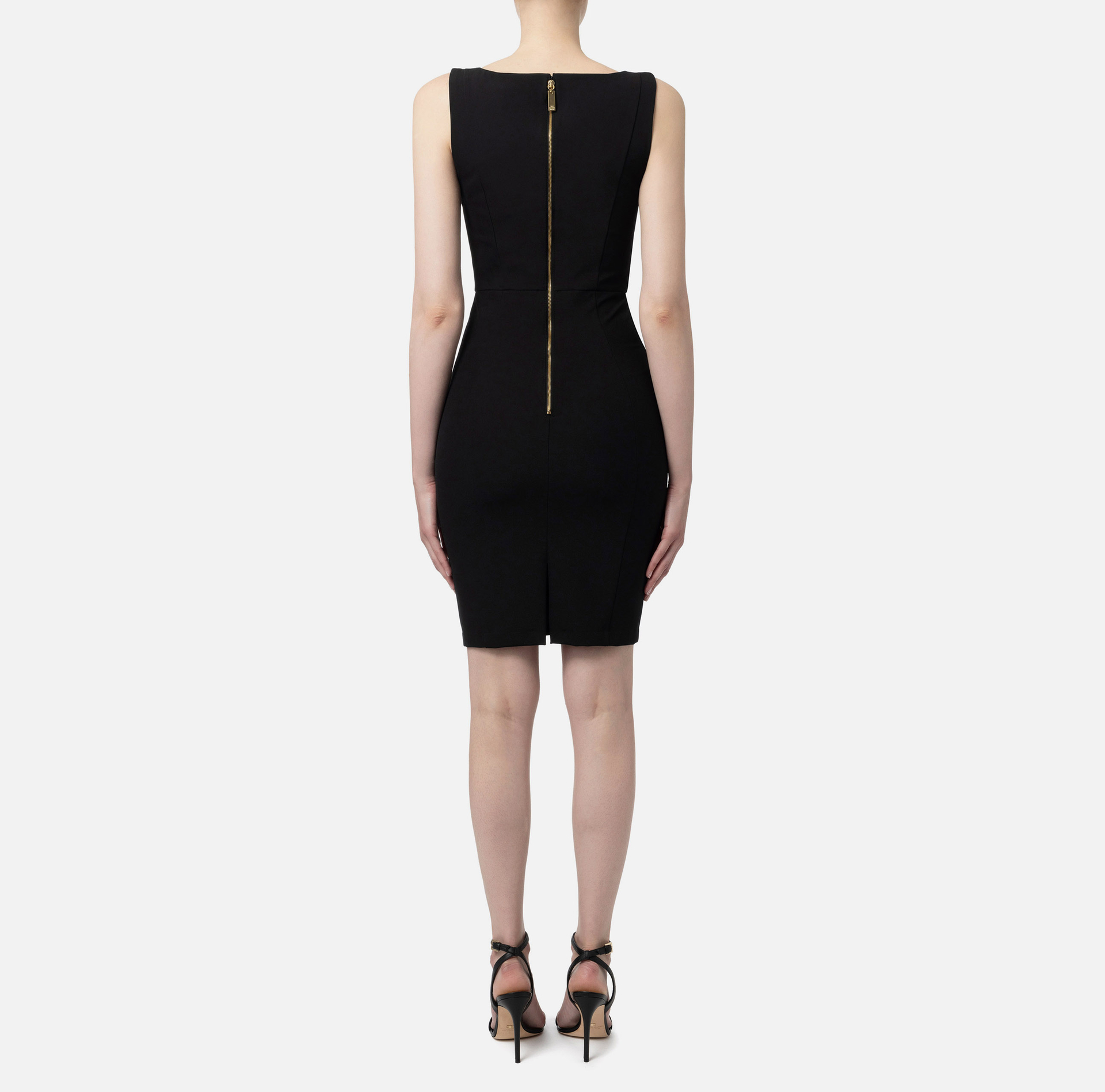 Sleeveless sheath dress | Elisabetta Franchi® Outlet
