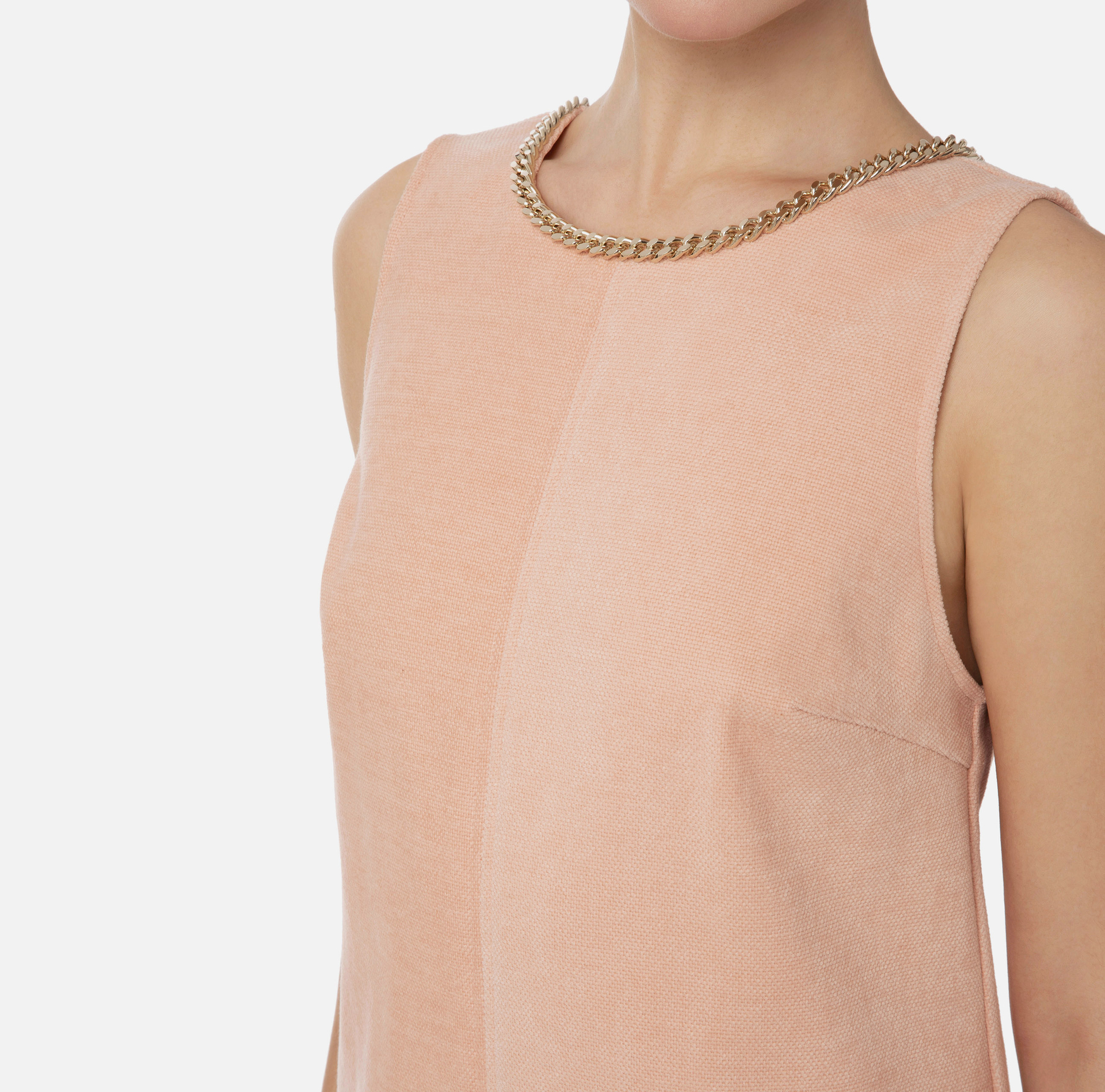 Kurzes, ärmelloses Kleid - Elisabetta Franchi® Outlet
