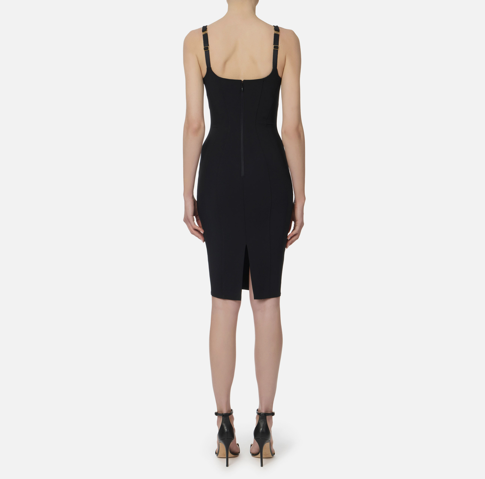 Tubino longuette con coppe - Elisabetta Franchi® Outlet