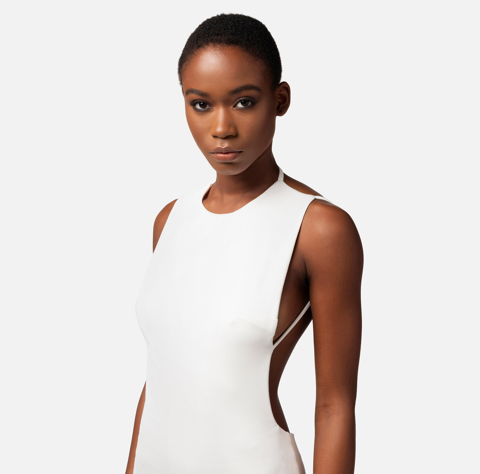 Red carpet dress with bare back - Elisabetta Franchi® Outlet