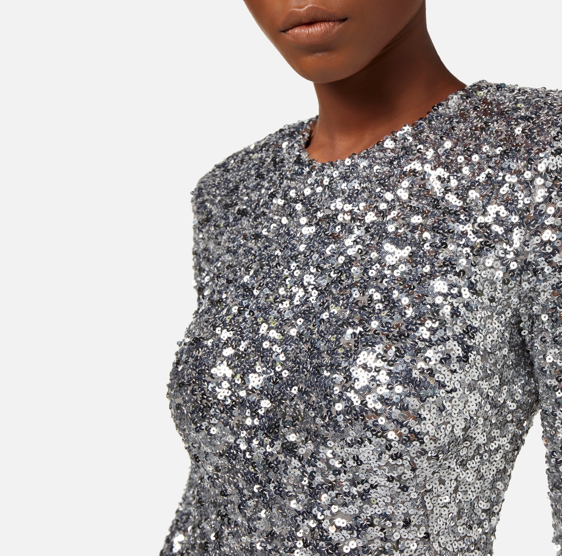 Robe Red Carpet en sequins - Elisabetta Franchi® Outlet
