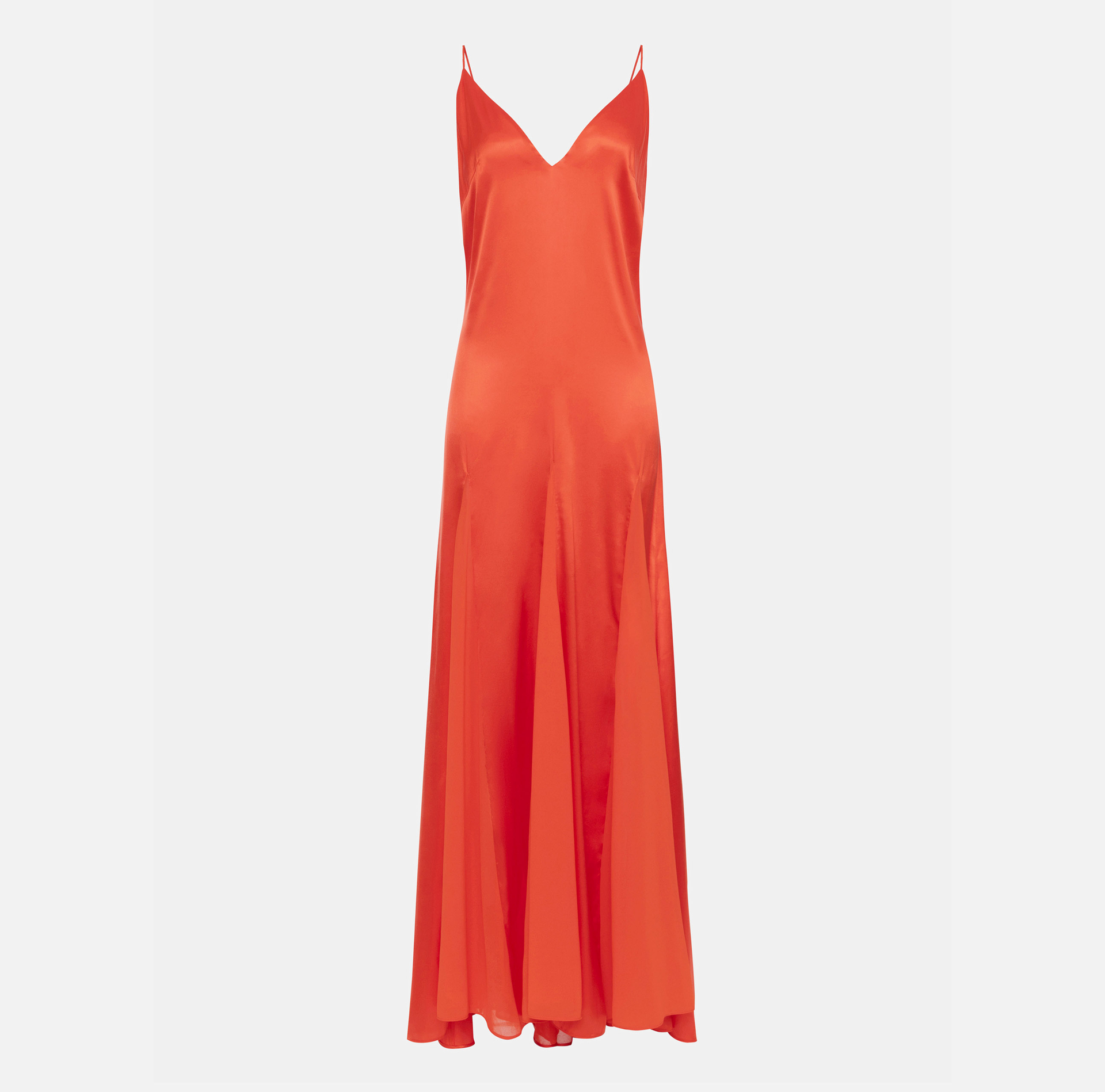 Silk red carpet dress - Elisabetta Franchi® Outlet