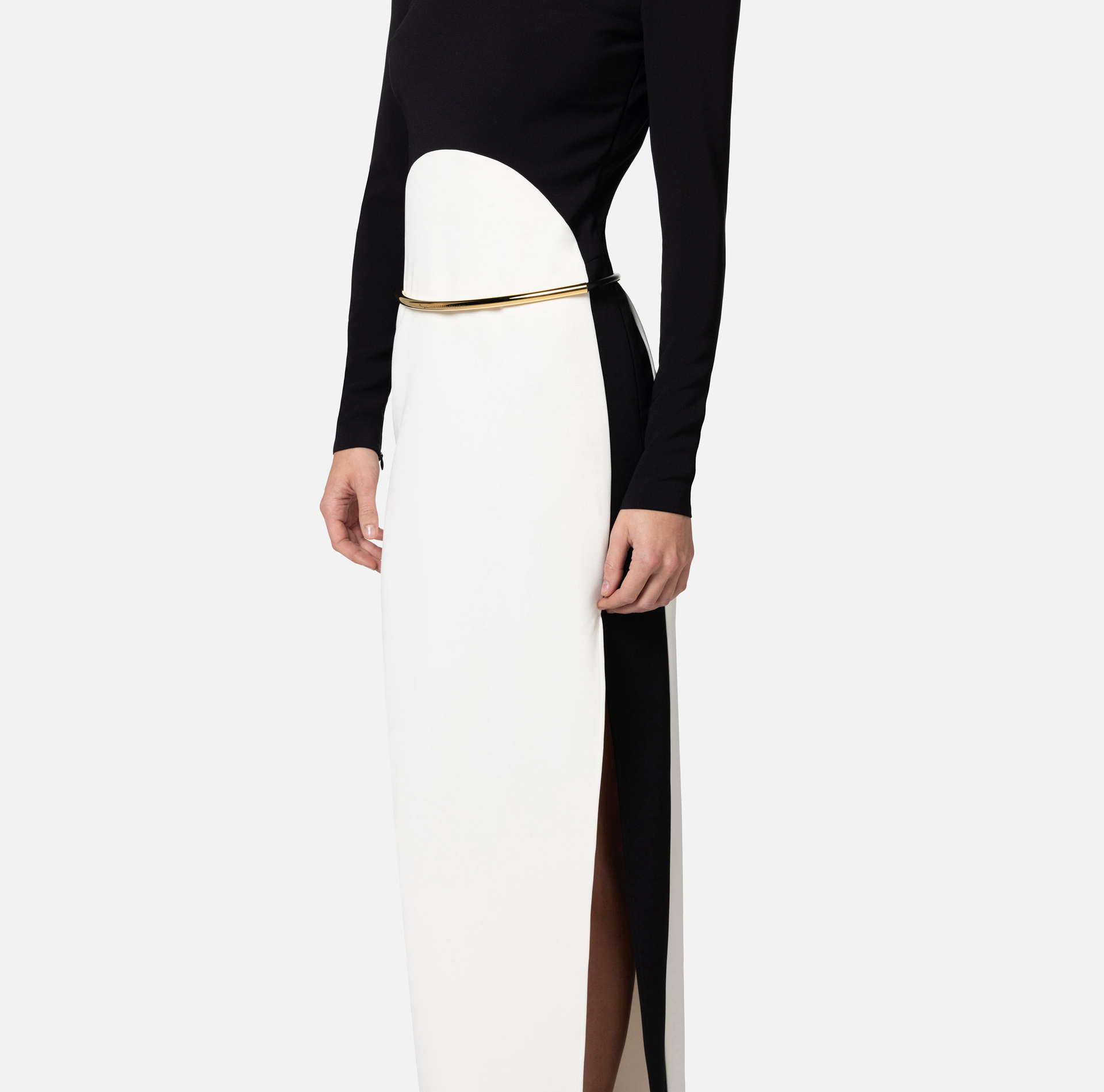 Zweifarbiges Red Carpet Kleid - Elisabetta Franchi® Outlet