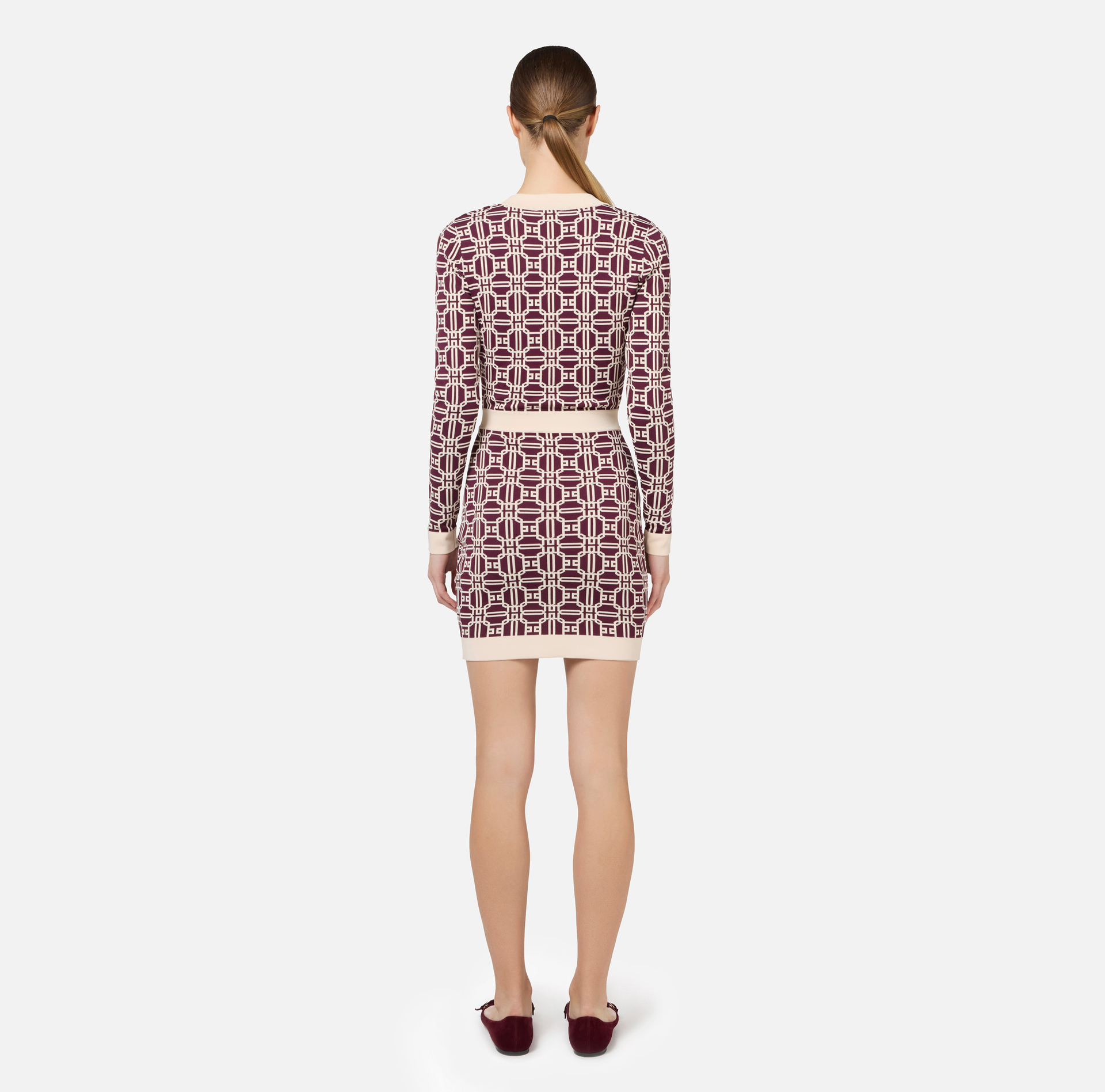 Mini-robe logo jacquard | Elisabetta Franchi® Outlet