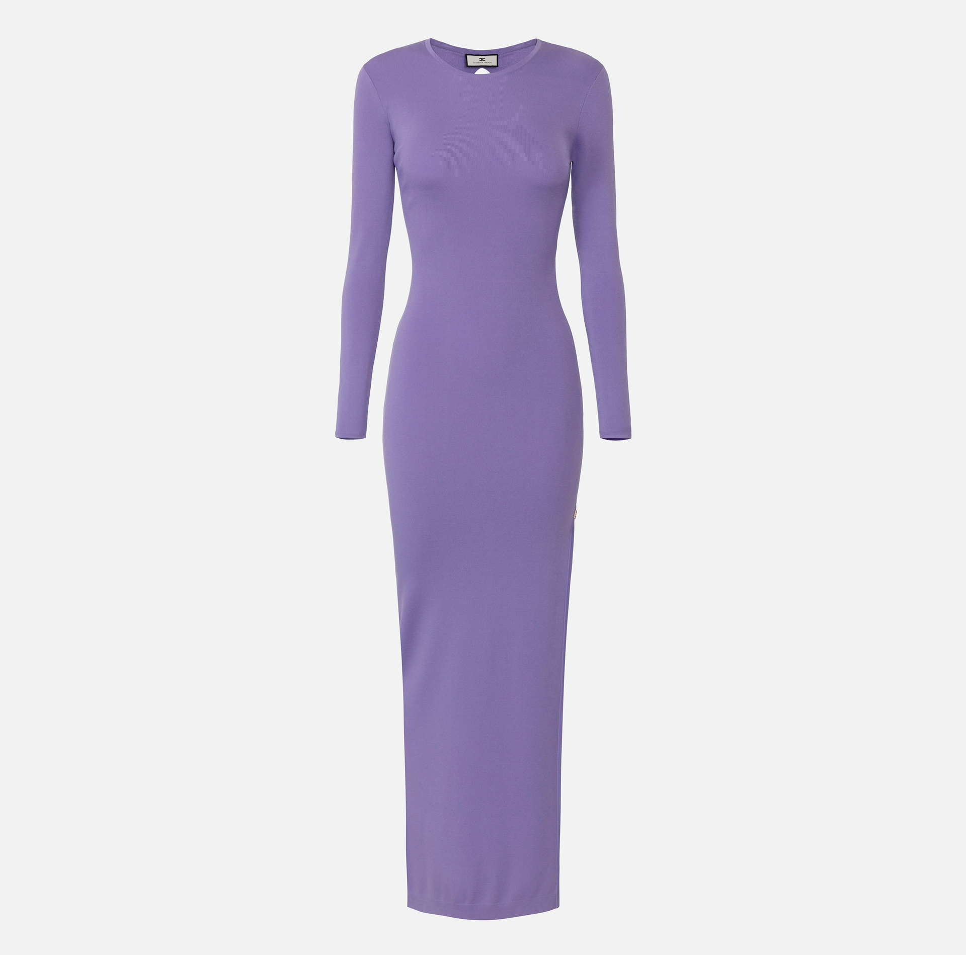 Robe Red Carpet en rayon à motif croisé - Elisabetta Franchi® Outlet
