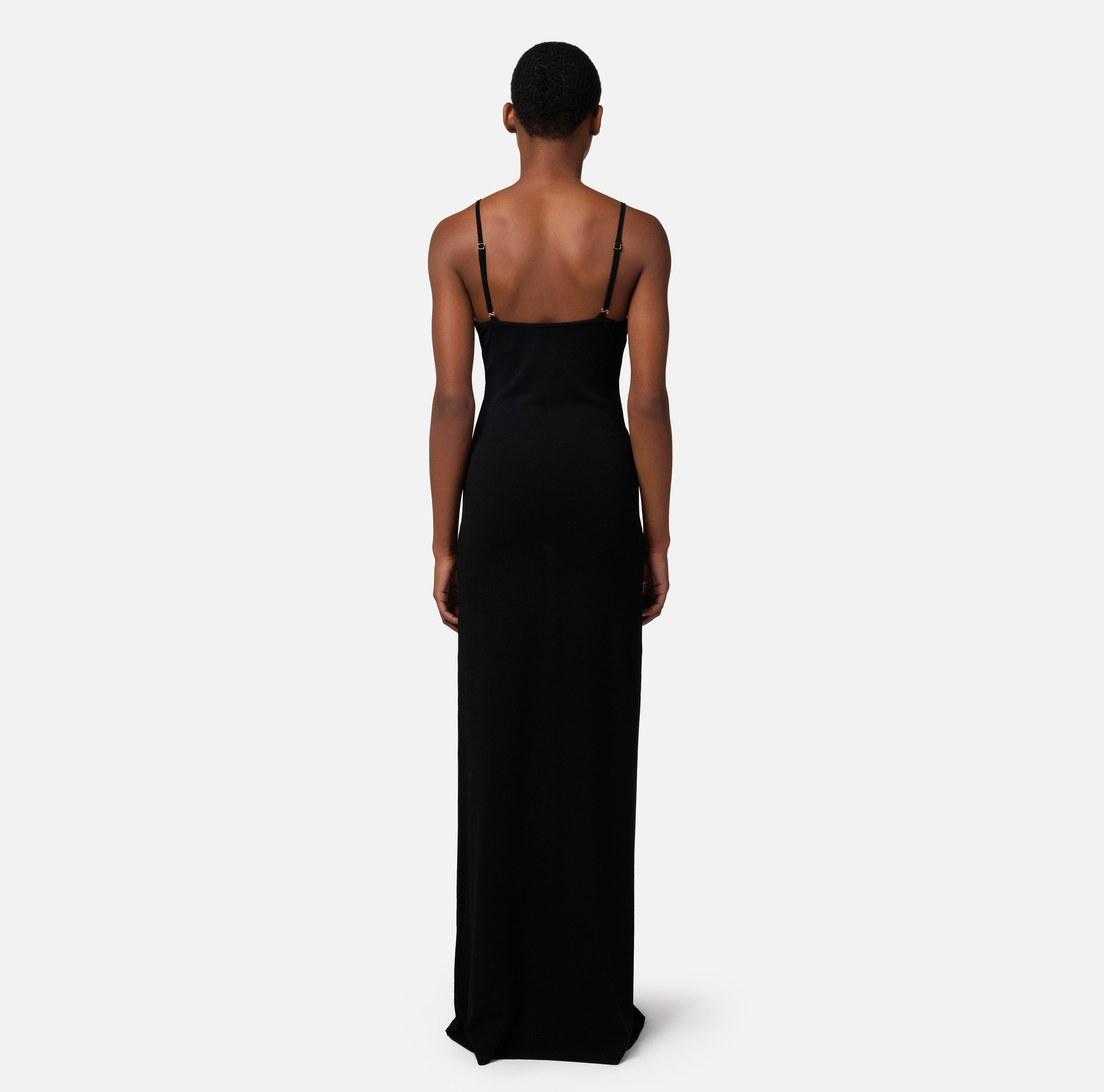 Robe Red Carpet en viscose avec anneau - Elisabetta Franchi® Outlet