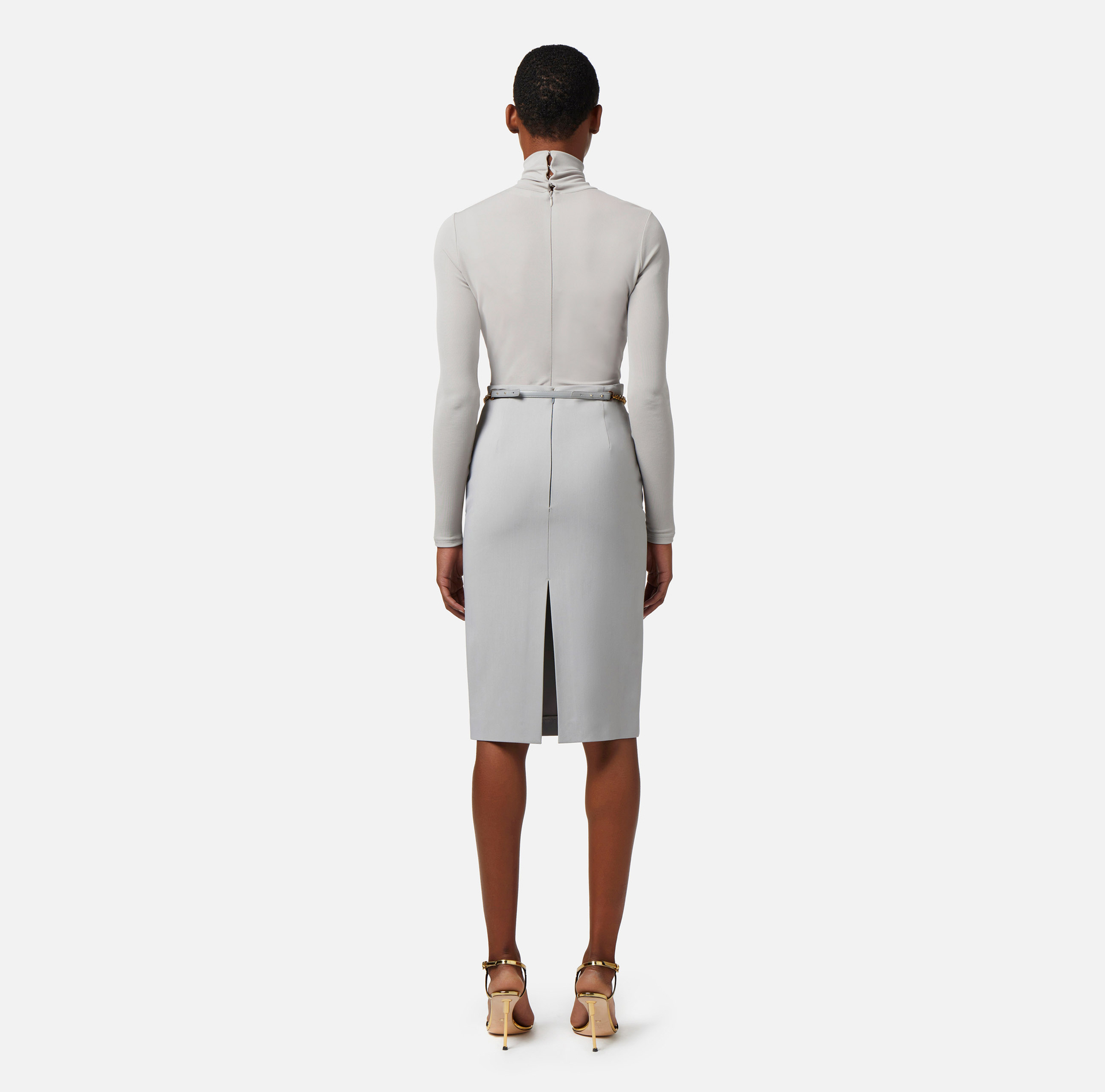 Jersey bodysuit with cut-out and bra | Elisabetta Franchi® Outlet