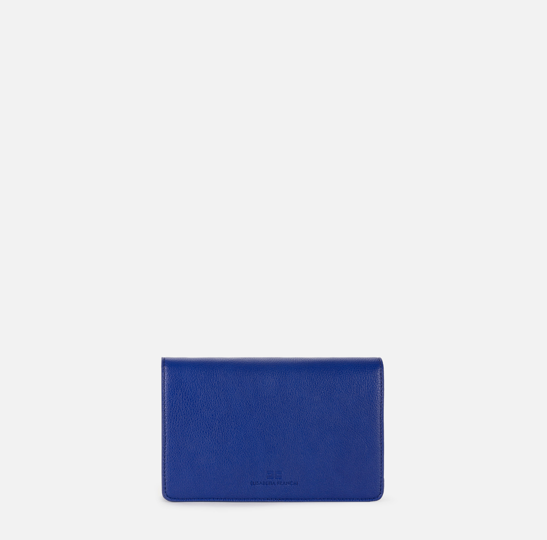 Shoulder bag with metal logo | Elisabetta Franchi® Outlet