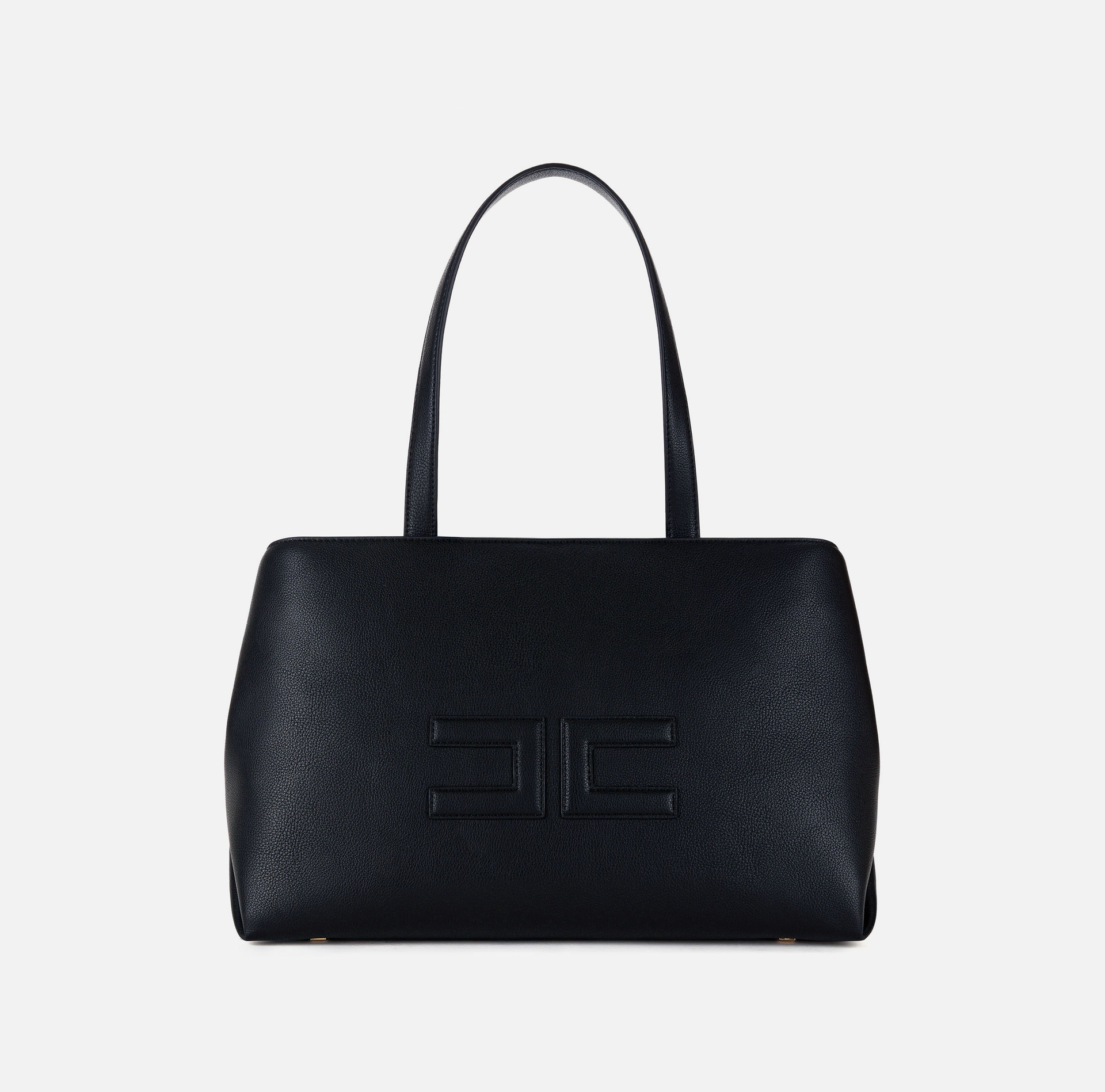 Shopper mit Logo und langem Henkel - Elisabetta Franchi® Outlet