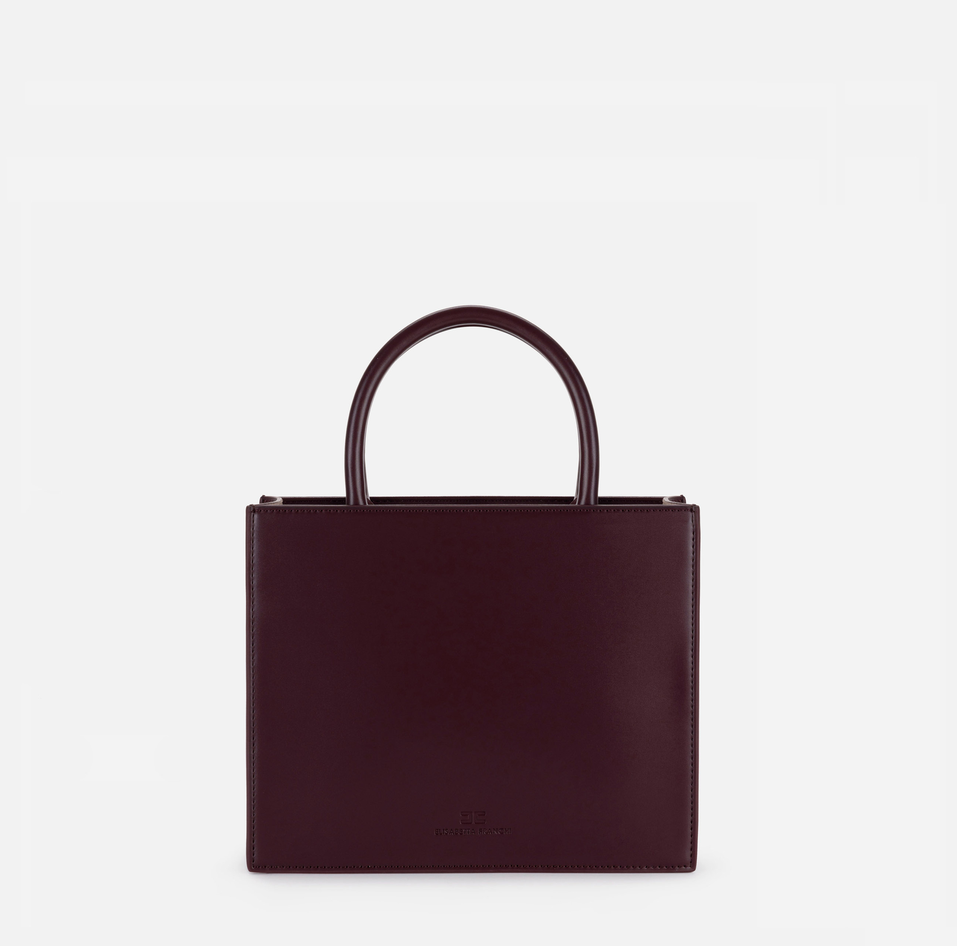 Sac à main de petite taille avec logo | Elisabetta Franchi® Outlet