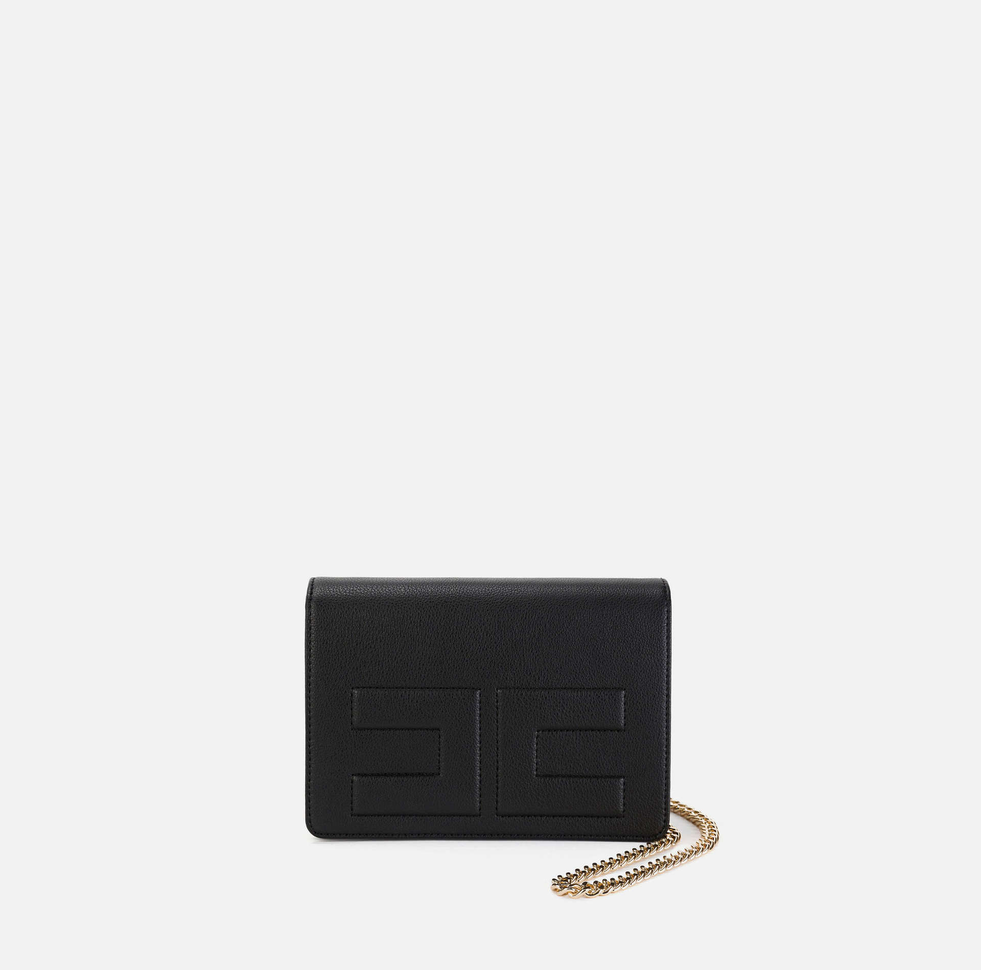 Bag with chain shoulder strap | Elisabetta Franchi® Outlet