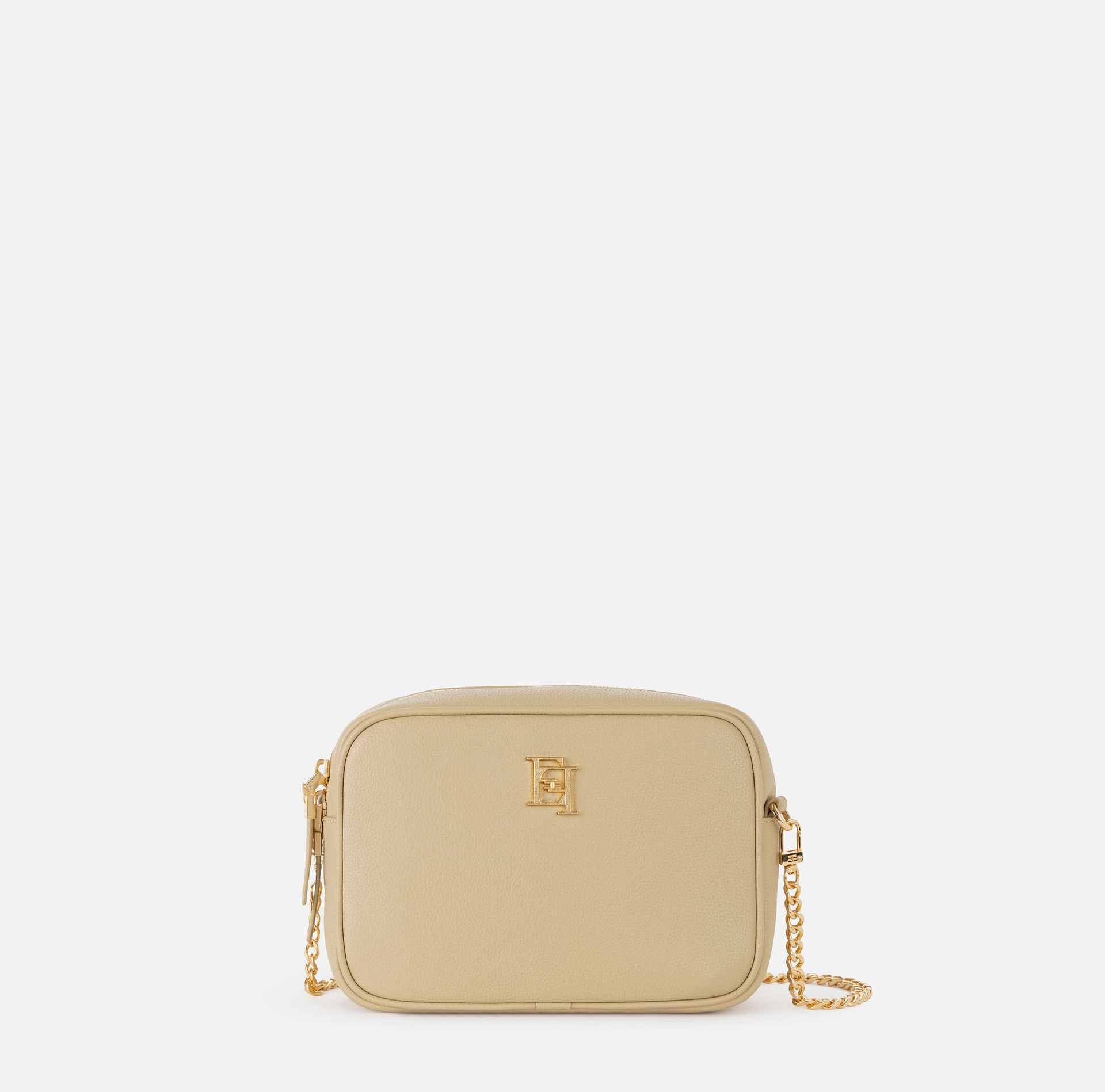 Camera bag con logo in metallo - Elisabetta Franchi® Outlet