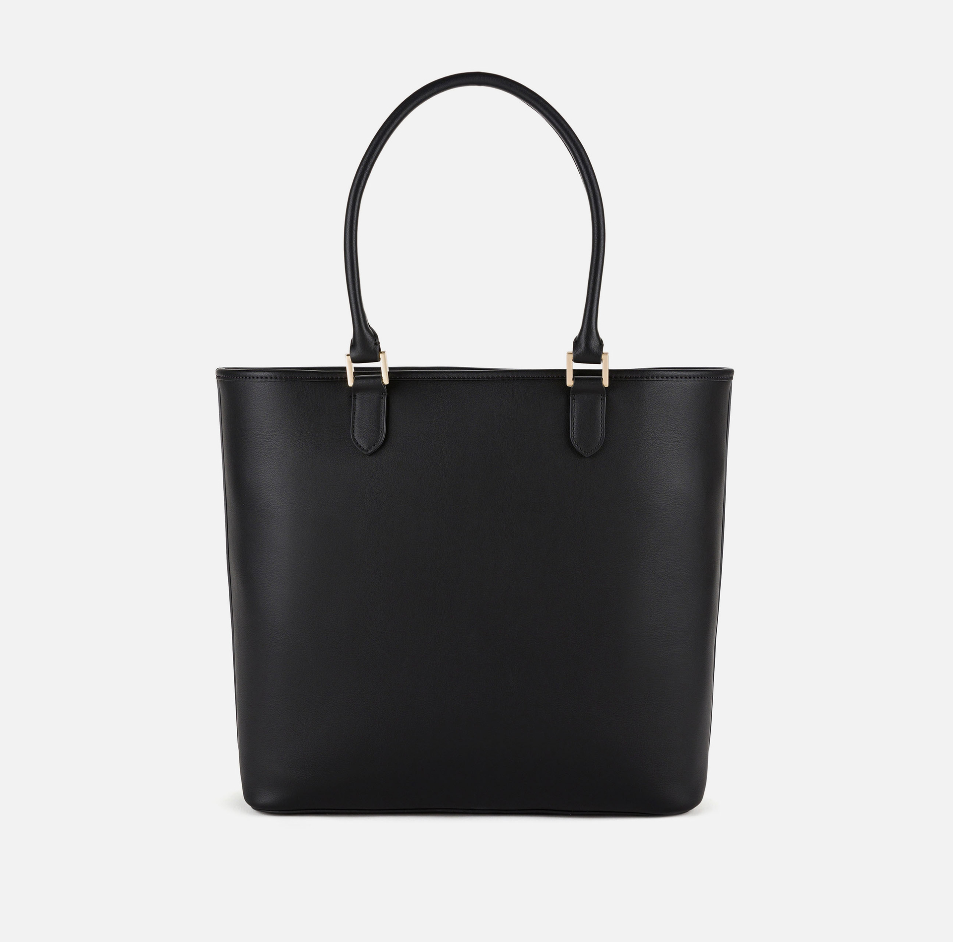 Bag with handles and central logo - Elisabetta Franchi® Outlet