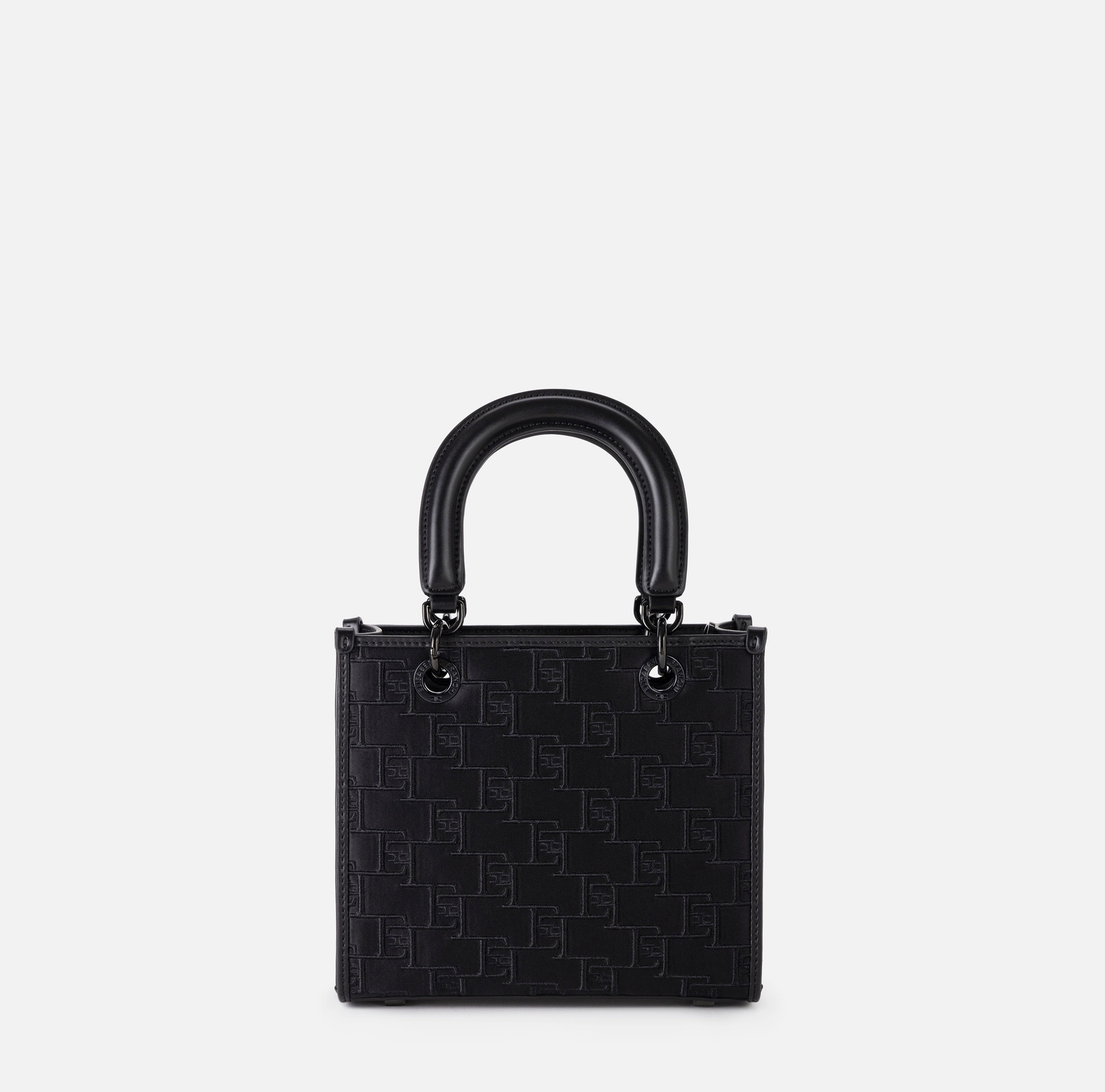 Sac à main de petite taille avec logo gaufré | Elisabetta Franchi® Outlet