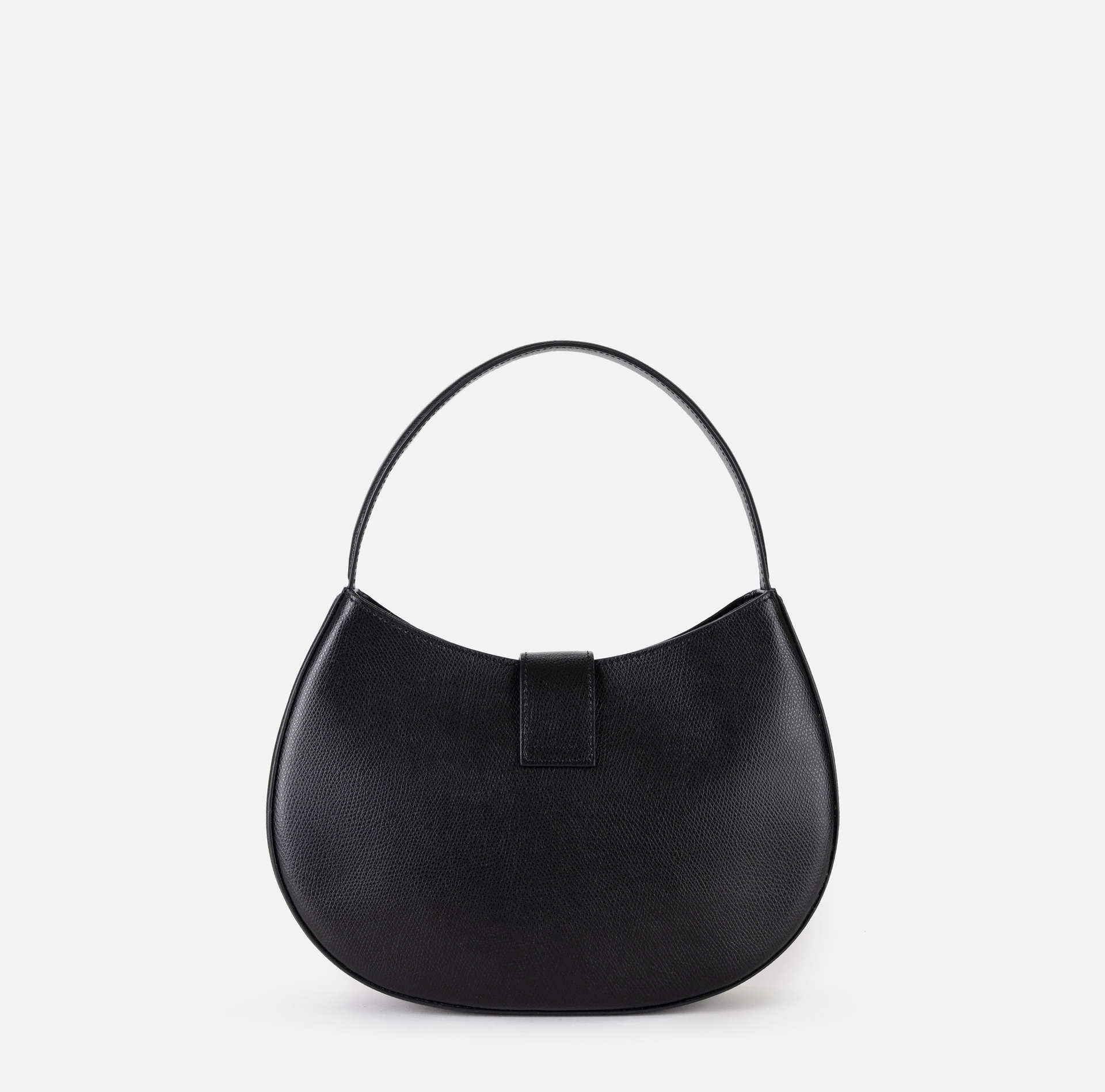 Sac hobo de grande taille avec logo en métal - Elisabetta Franchi® Outlet