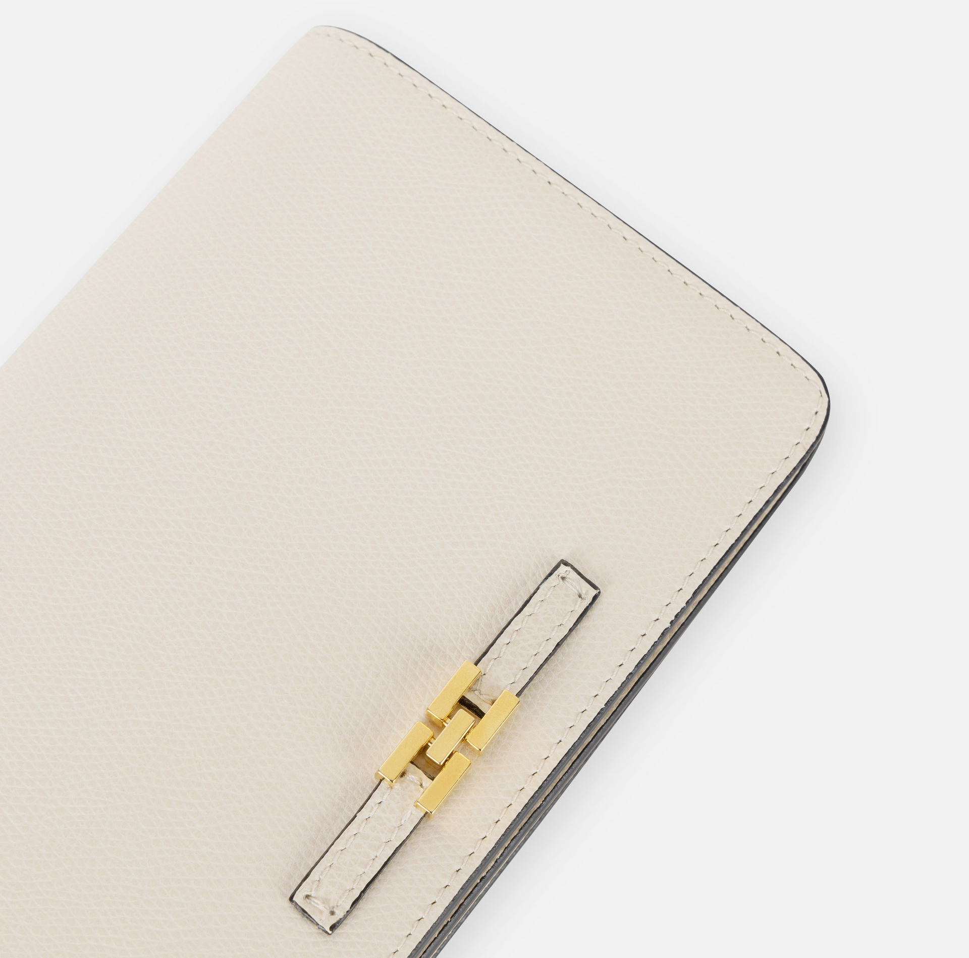 Borsa a tracolla in pelle con morsetto - Elisabetta Franchi® Outlet
