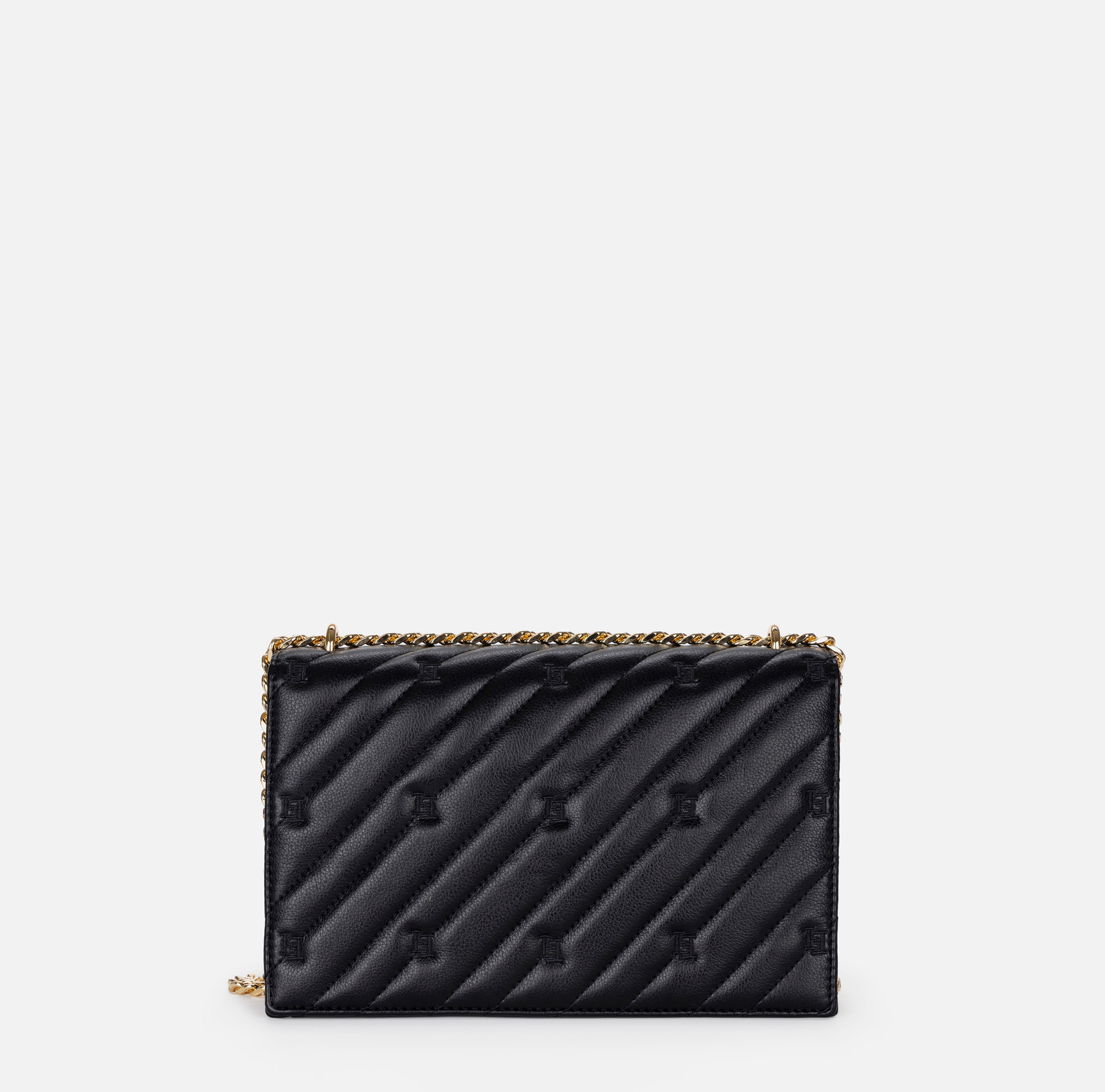 Large quilted bag with shoulder strap | Elisabetta Franchi® Outlet