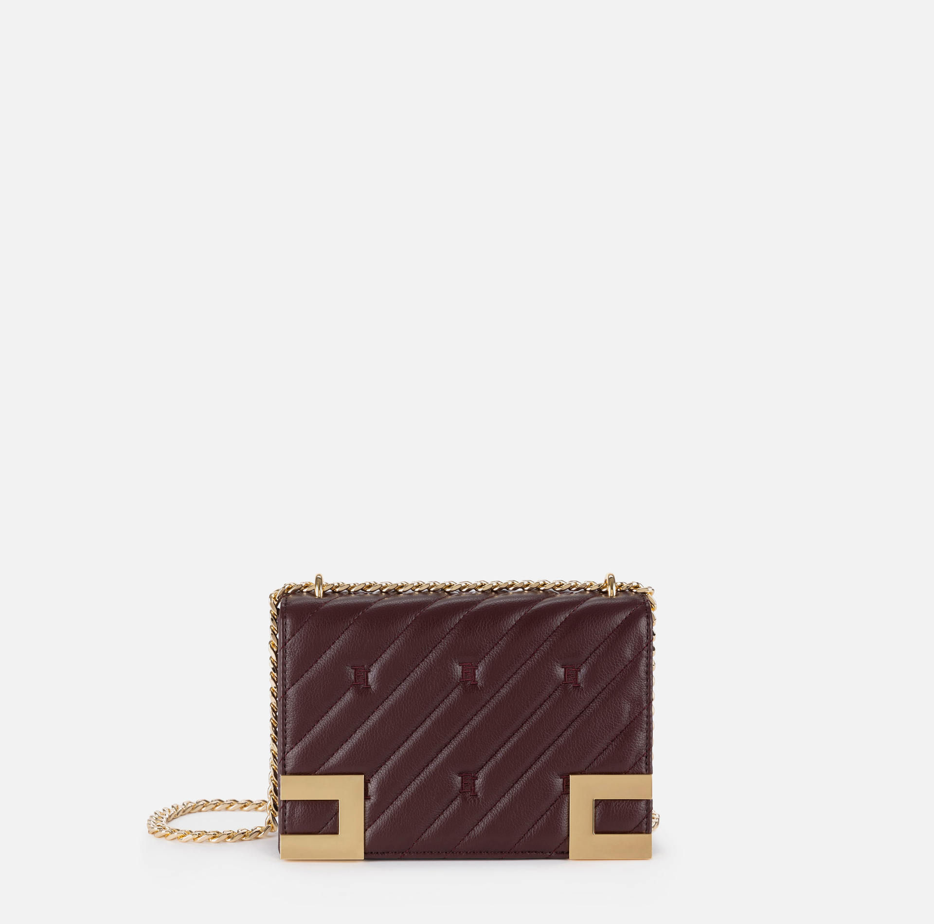 Medium quilted bag with shoulder strap | Elisabetta Franchi® Outlet