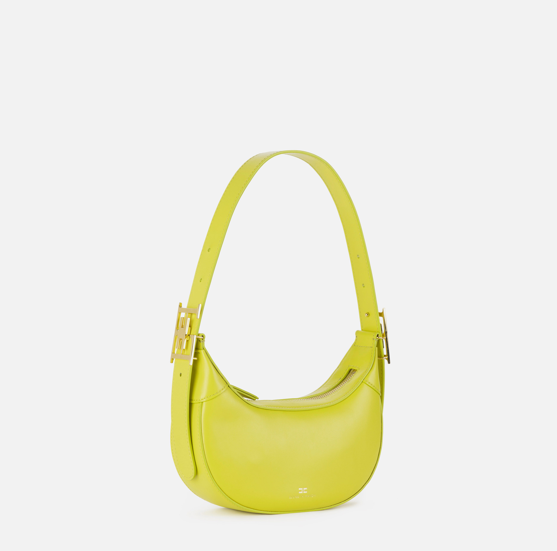 Sac hobo de taille moyenne avec boucle en métal - Elisabetta Franchi® Outlet
