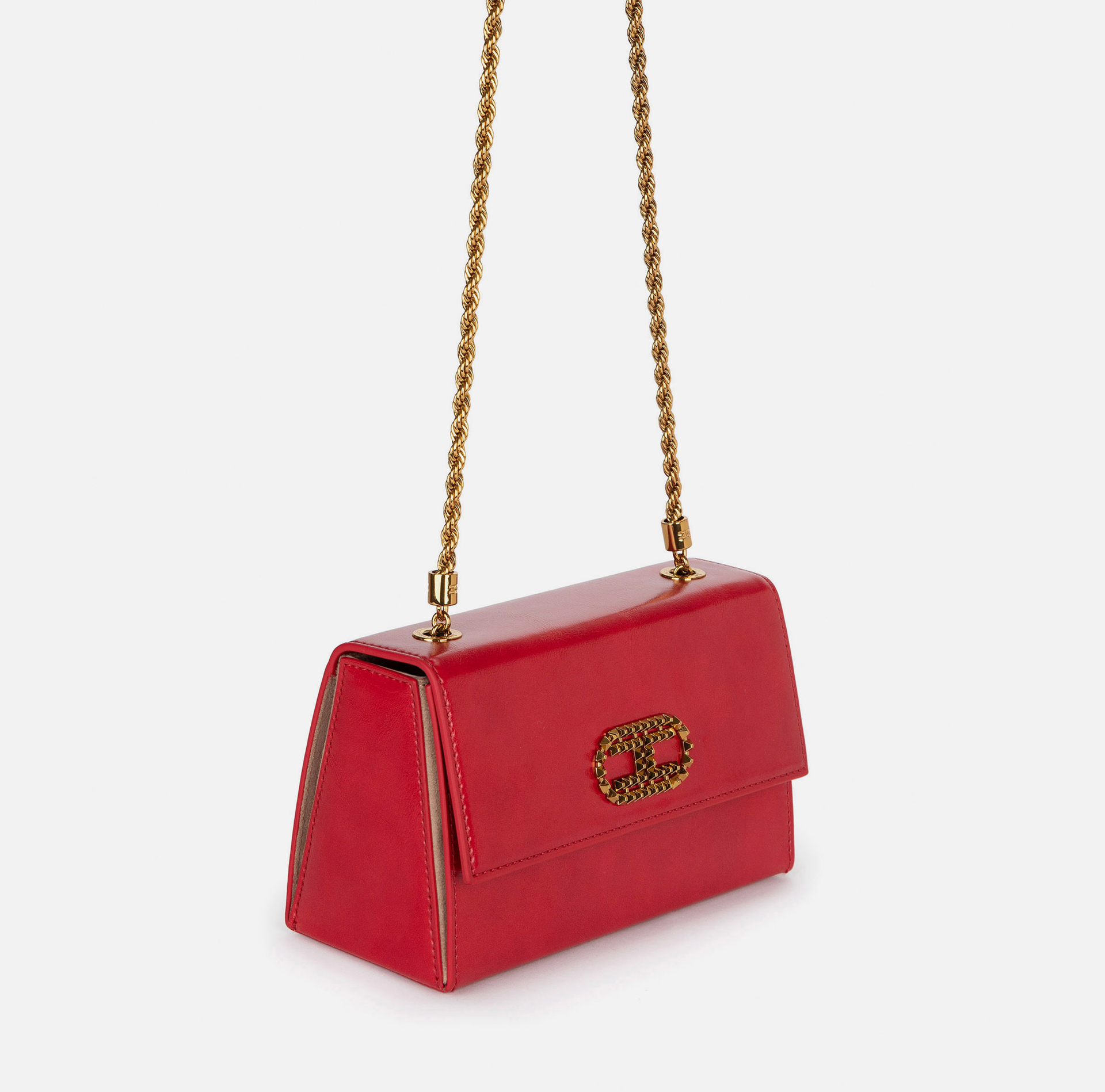 Deep Night rigid shoulder bag - Elisabetta Franchi® Outlet