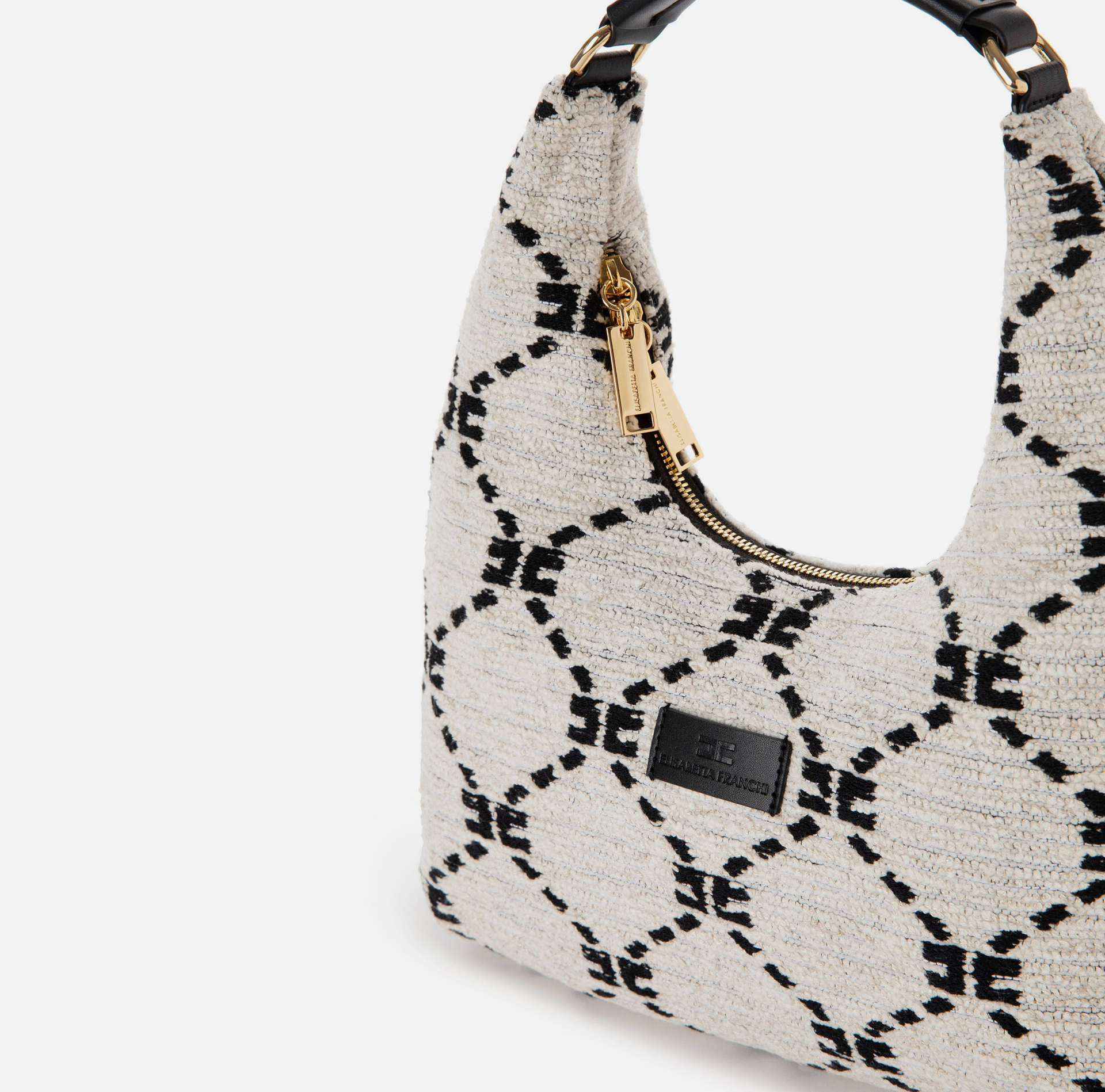 Hobo bag Losanga - Elisabetta Franchi® Outlet
